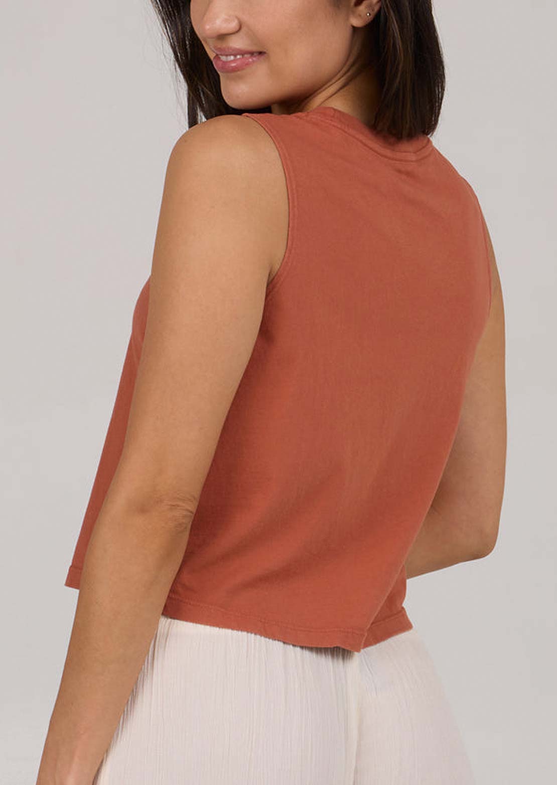 Salty Crew Women&#39;s Night Bite Cropped Tank Sierra
