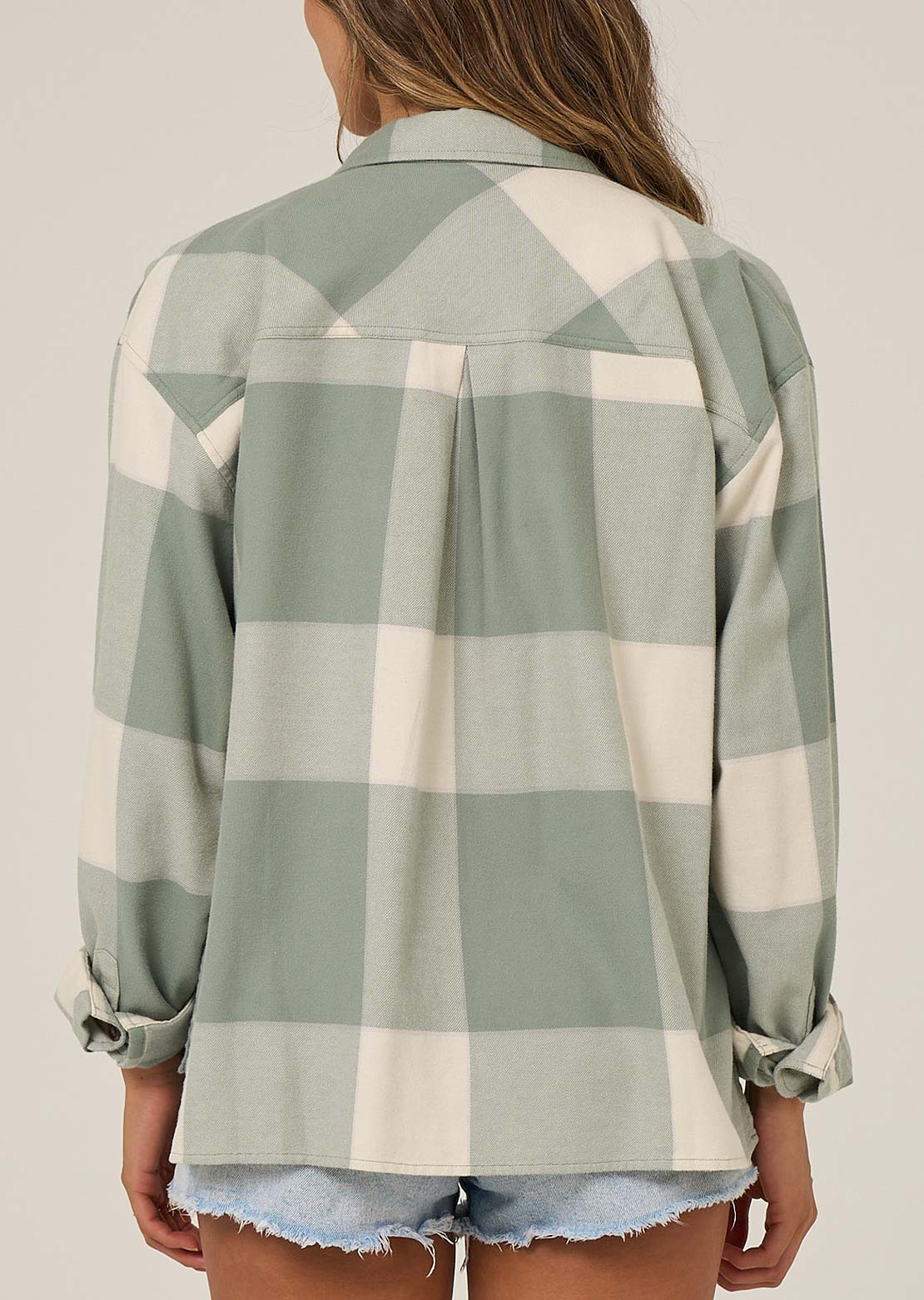 Salty Crew Women's Nomad Flannel Button Up Shirt