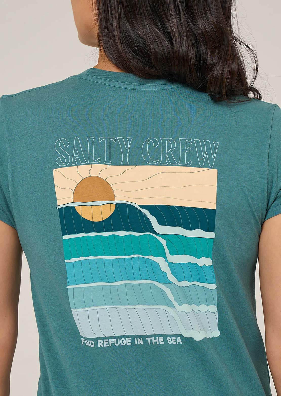 Salty Crew Women's Retro Wave Modern T-Shirt