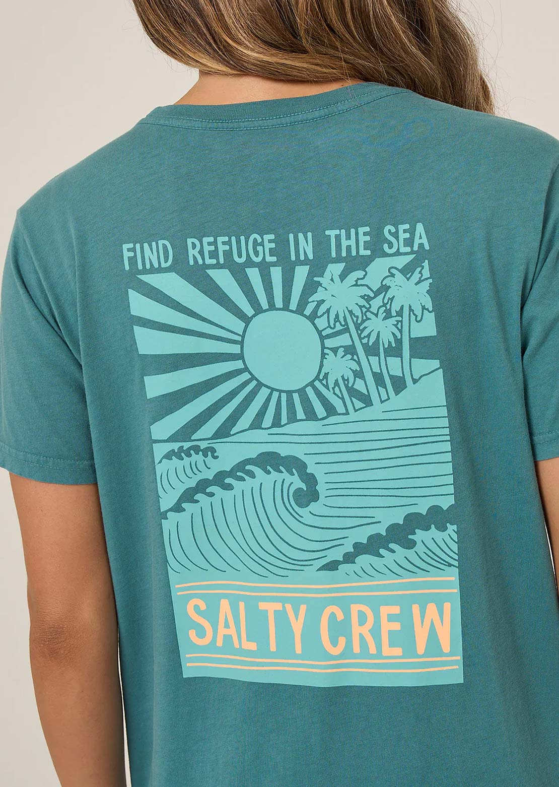 Salty Crew Women's Rise and Smile Boyfriend T-Shirt