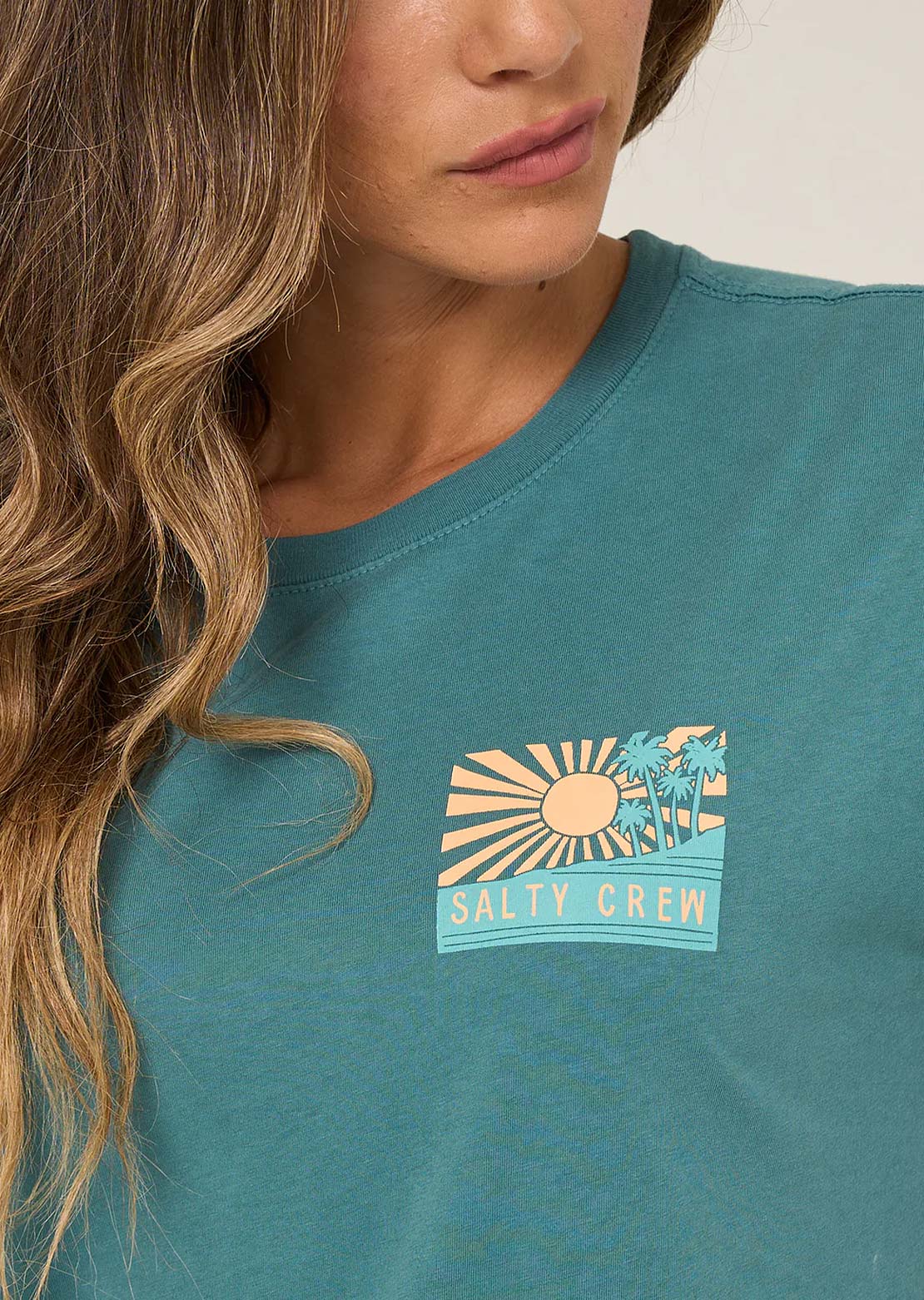 Salty Crew Women's Rise and Smile Boyfriend T-Shirt