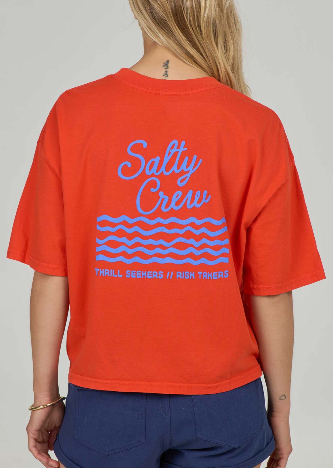 Salty Crew Women's Salty Skimmer T-Shirt Chili Pepper