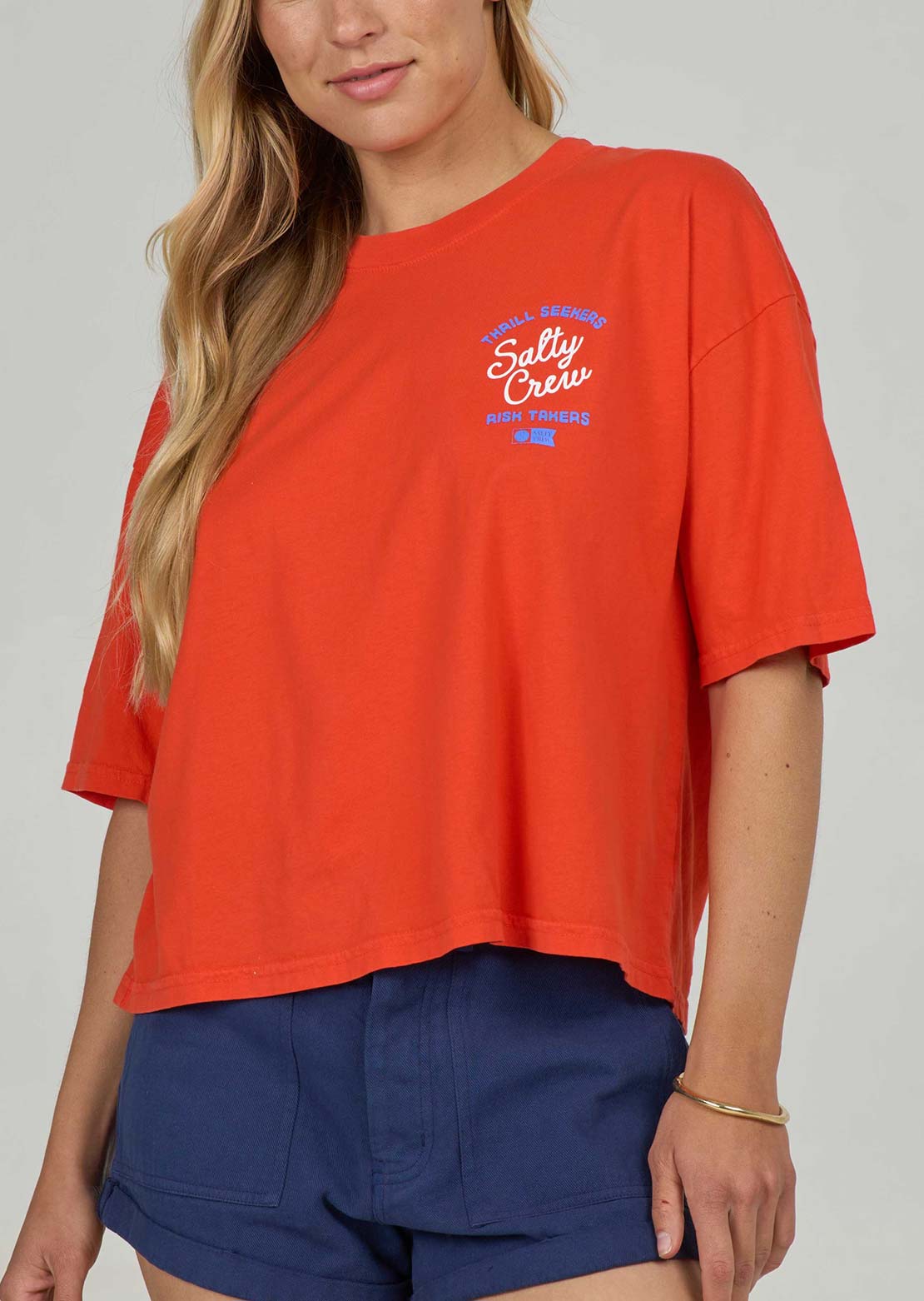 Salty Crew Women's Salty Skimmer T-Shirt Chili Pepper