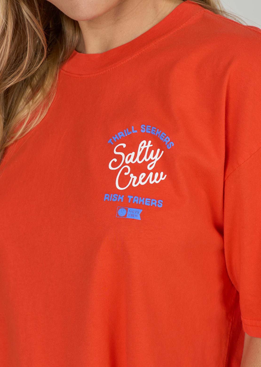 Salty Crew Women's Salty Skimmer T-Shirt Chili Pepper