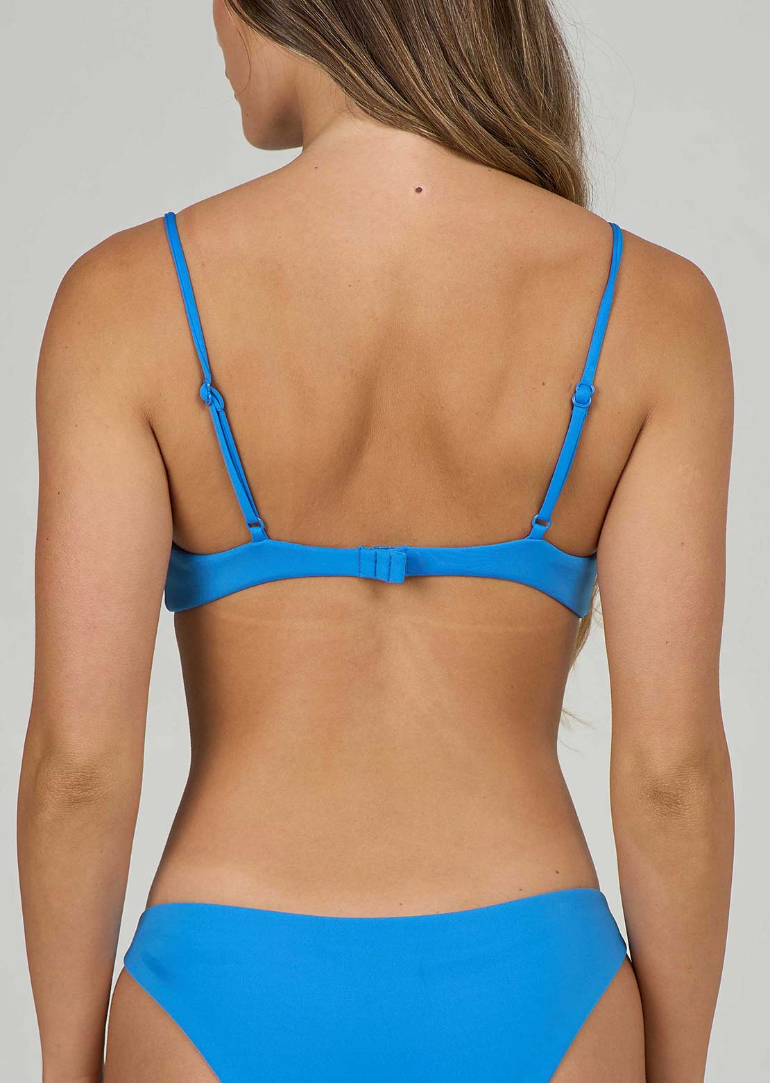 Salty Crew Women's Seafarer Solids Tall Triangle Bikini Bold Blue