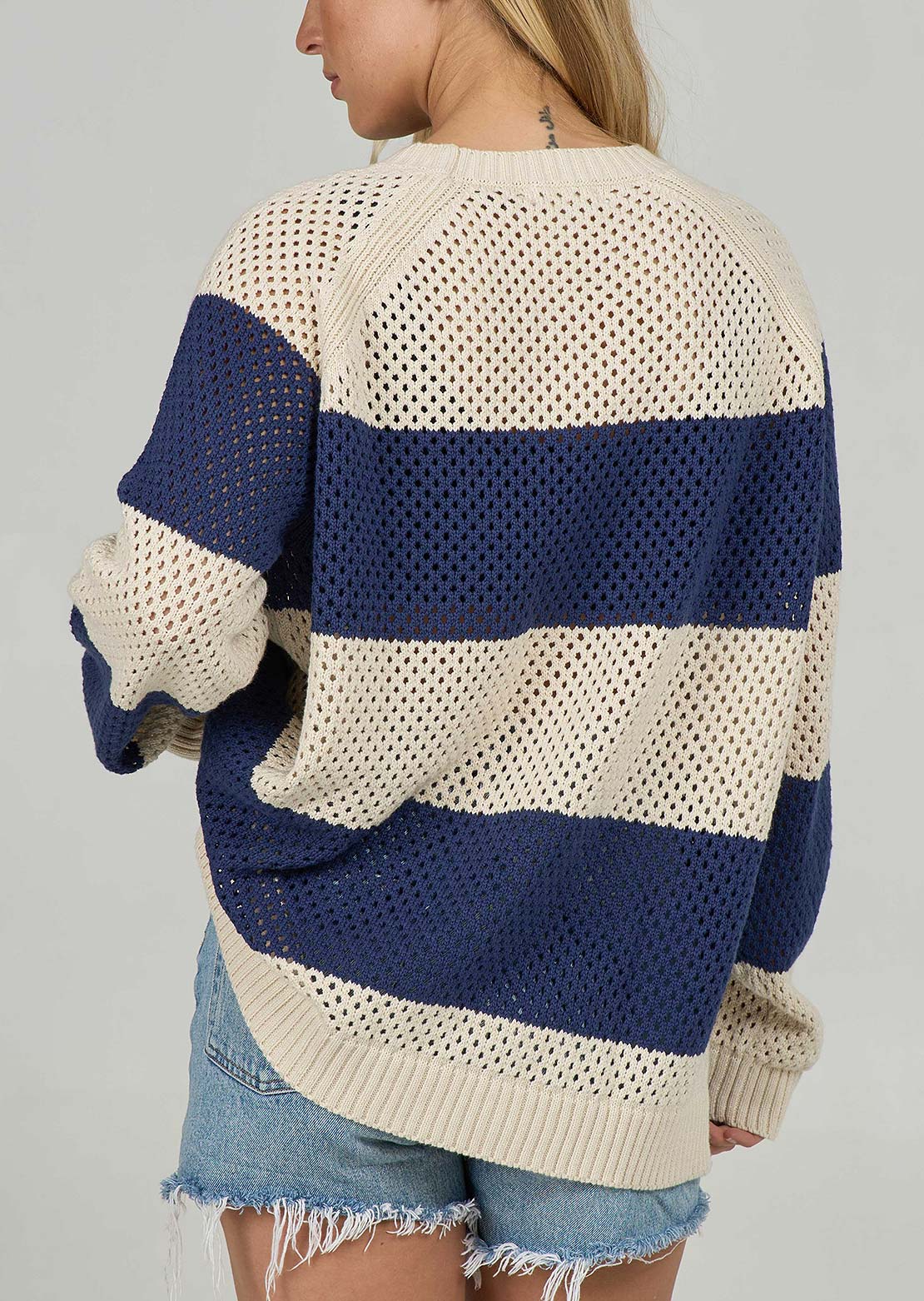 Salty Crew Women's Signal Crew Longsleeve Bright Navy