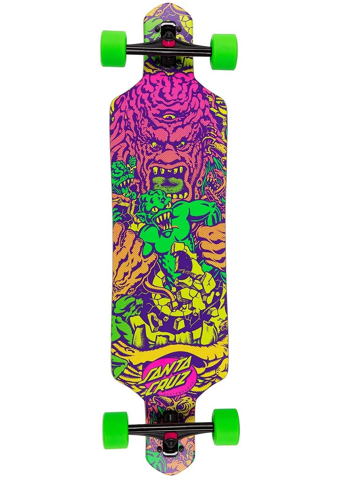 Santa Cruz Drop Thru Roskopp Five Complete Skateboard