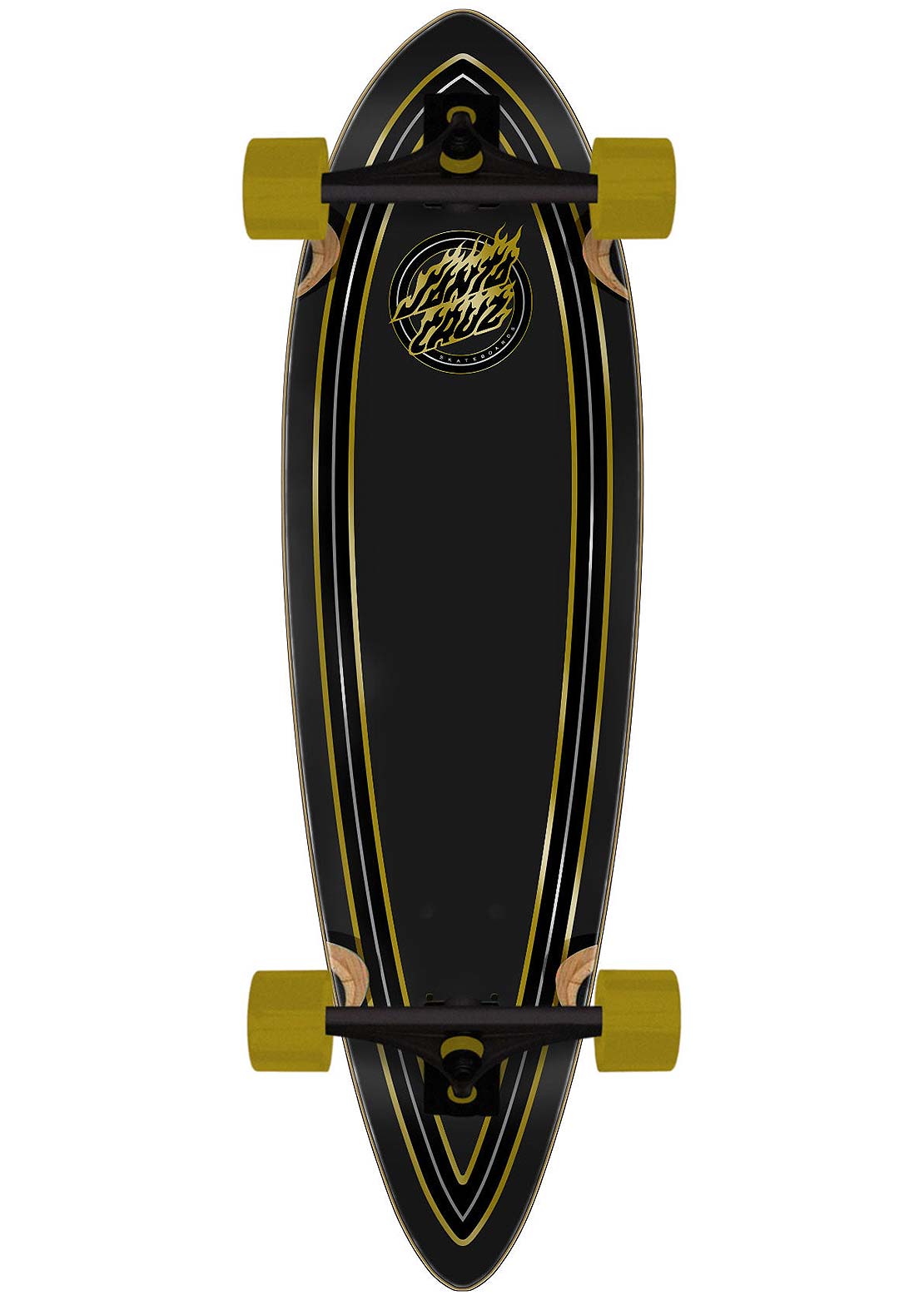 Santa Cruz Pintail Holo Flame Dot Complete Skateboard