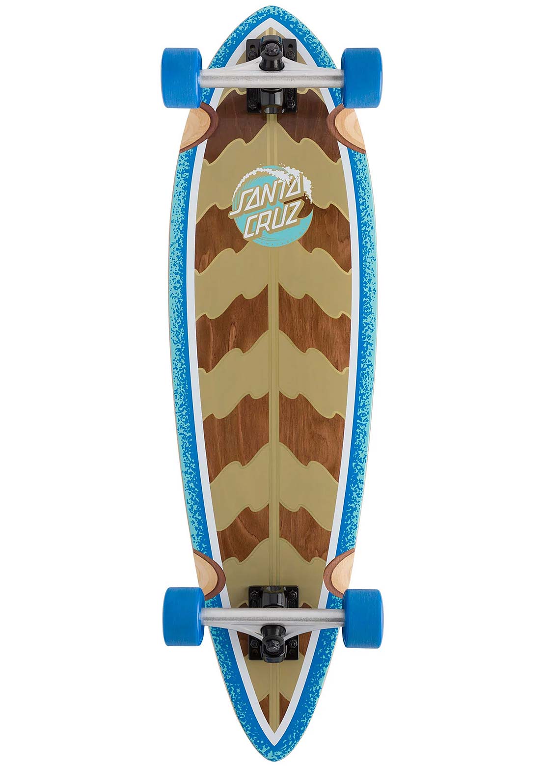 Santa Cruz Pintail Stipple Wave Dot Complete Skateboard