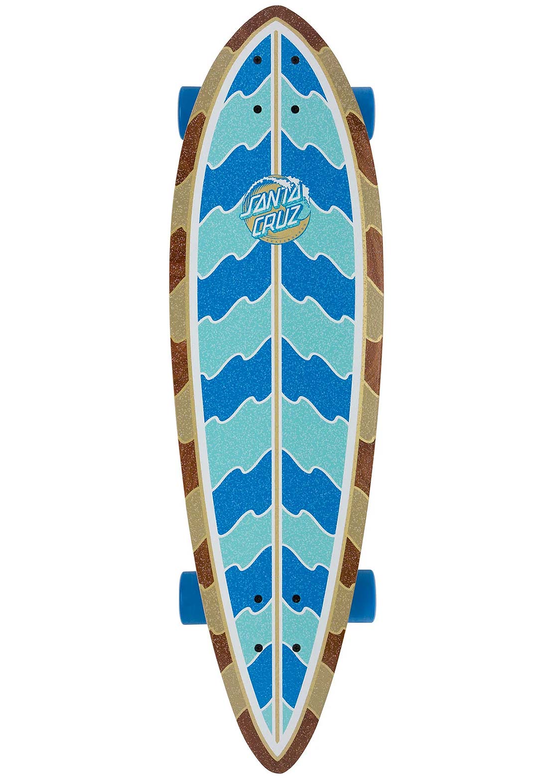 Santa Cruz Pintail Stipple Wave Dot Complete Skateboard