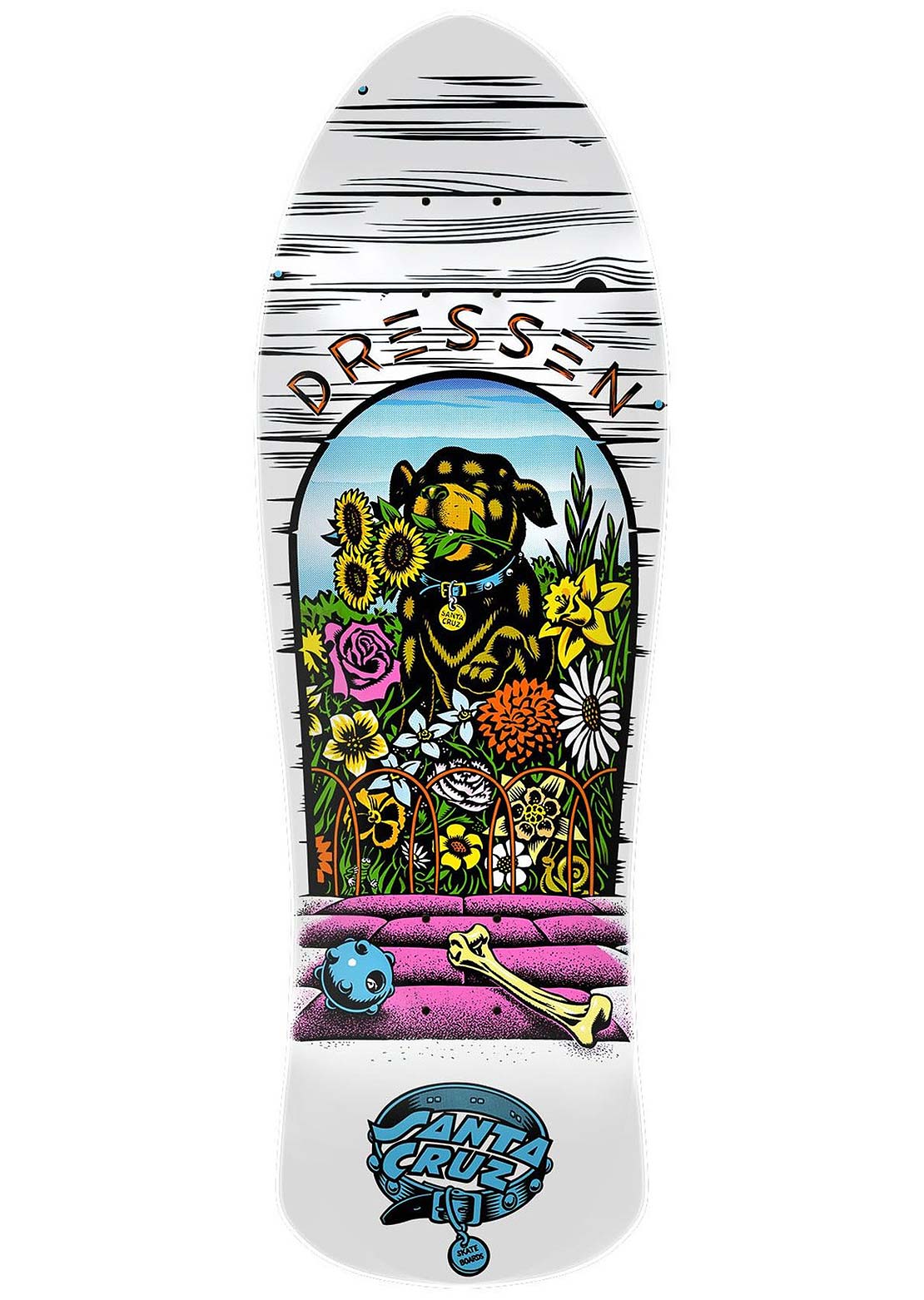Santa Cruz Reissue Dressen Pup Skateboard Deck