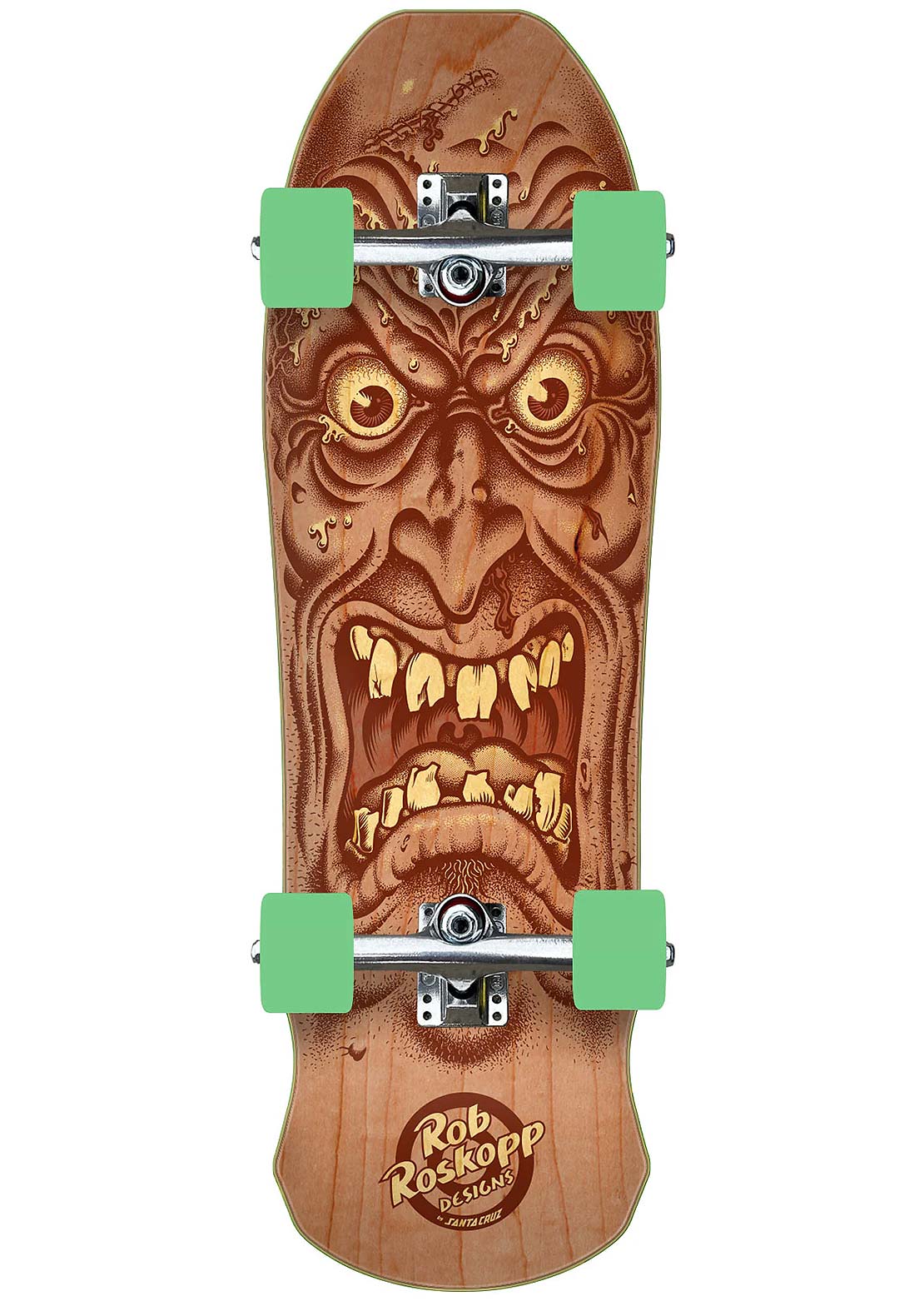 Santa Cruz Shaped Cruzer Roskopp Face Skateboard Deck