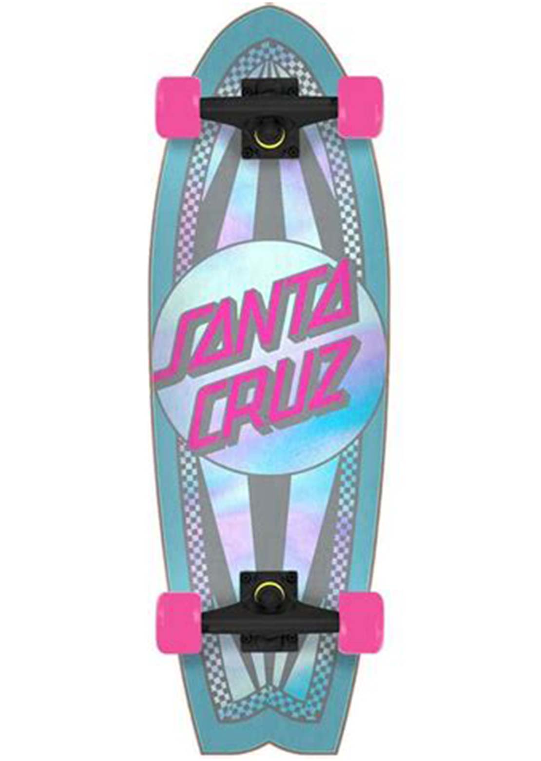 Santa Cruz Shark Prismatic Dot Skateboard Deck
