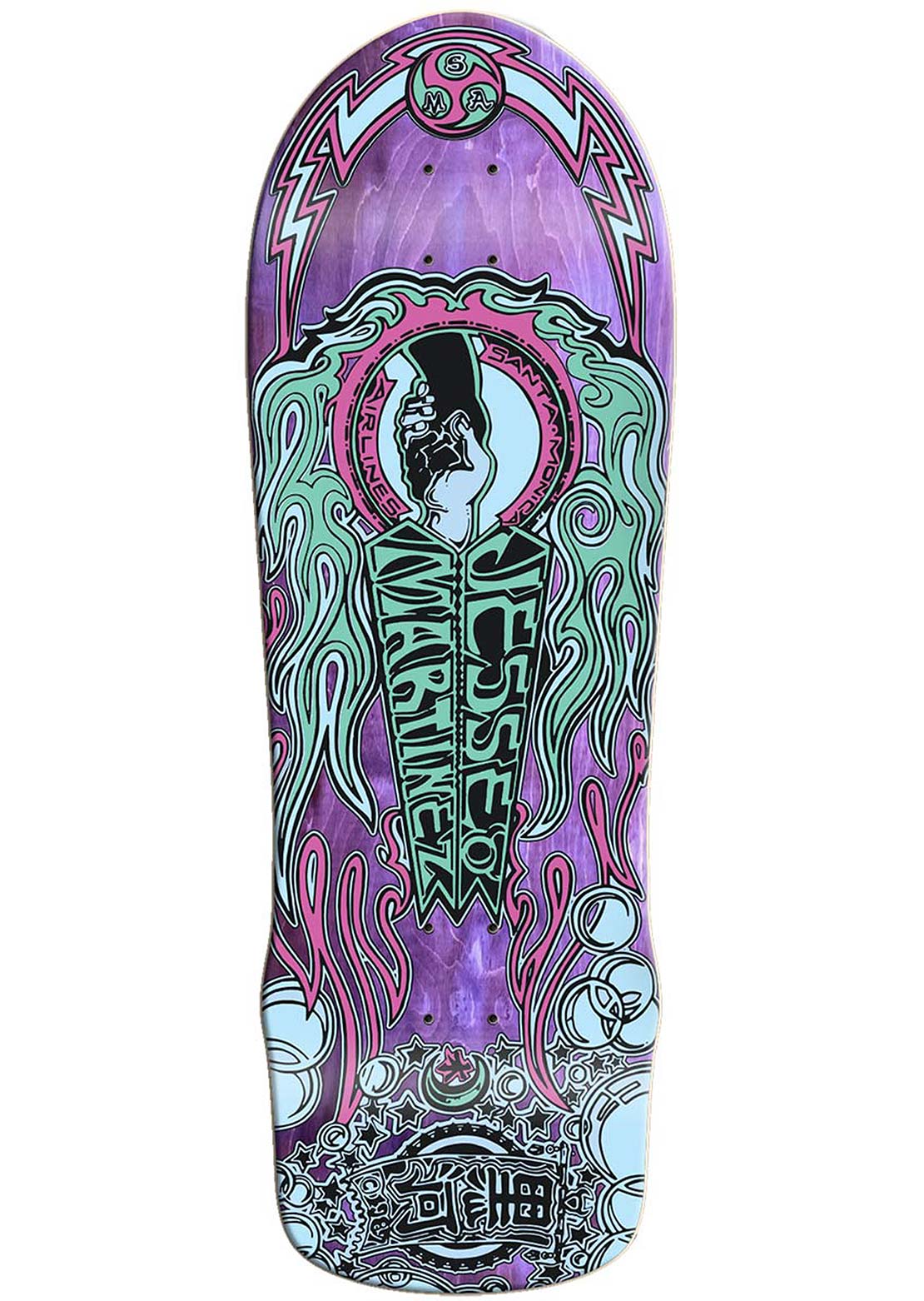 Santa Monica Airlines Jesse Martinez Hand Shake LTD EDT Skateboard Deck