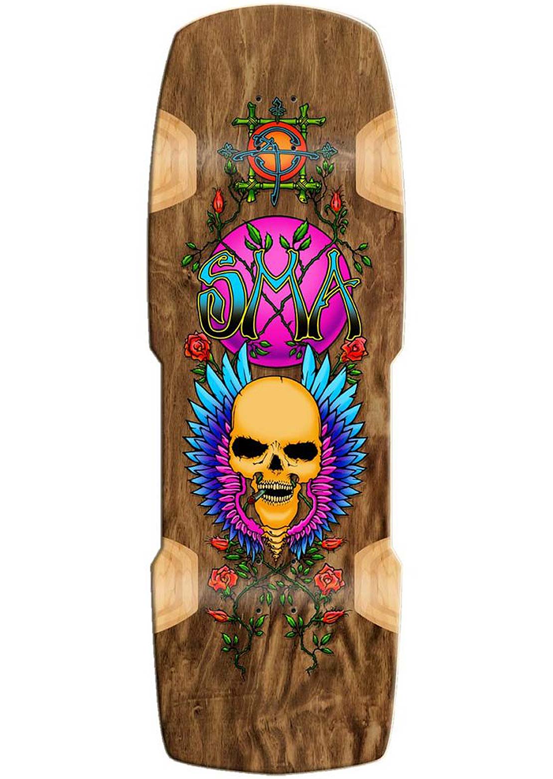 Santa Monica Airlines Unisex Wes Humpton Flying Skull Skateboard Deck
