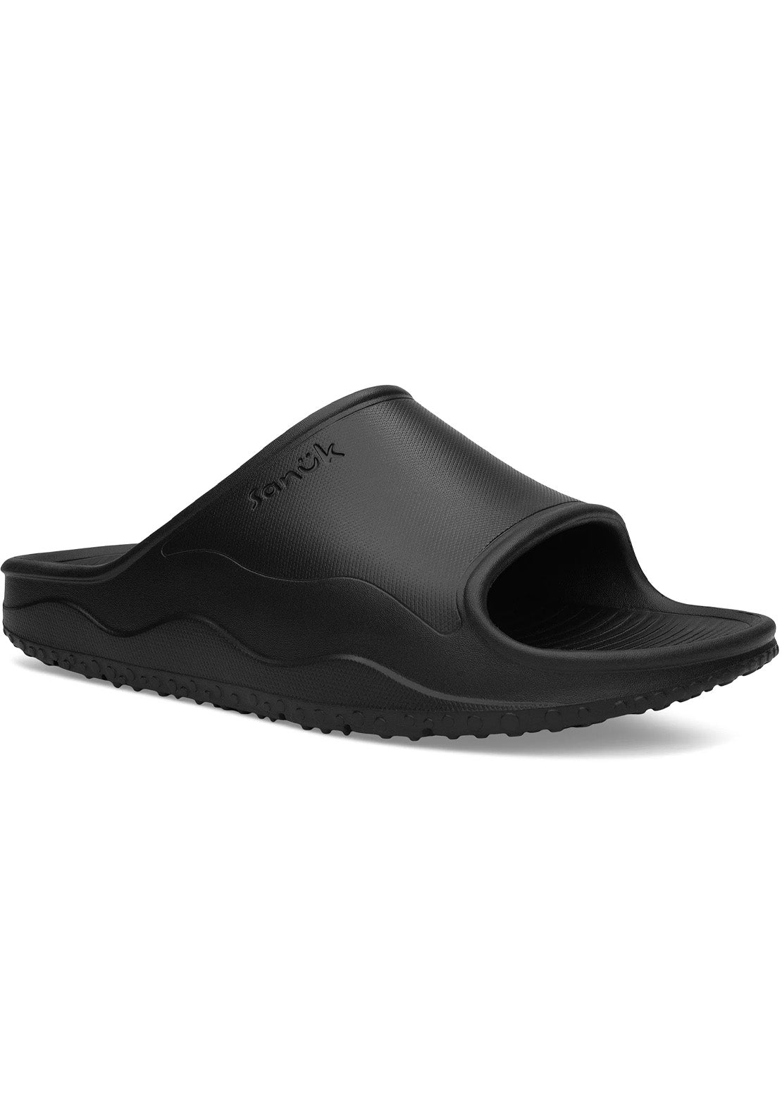 Sanuk Men's Beer Foamie Slide Sandals Black