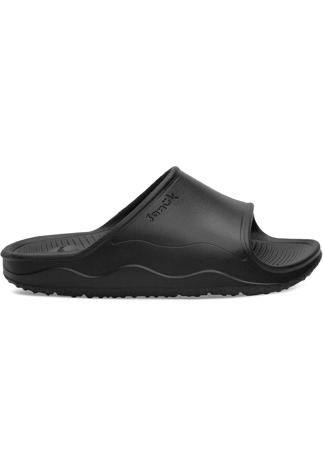 Sanuk Men's Beer Foamie Slide Sandals Black