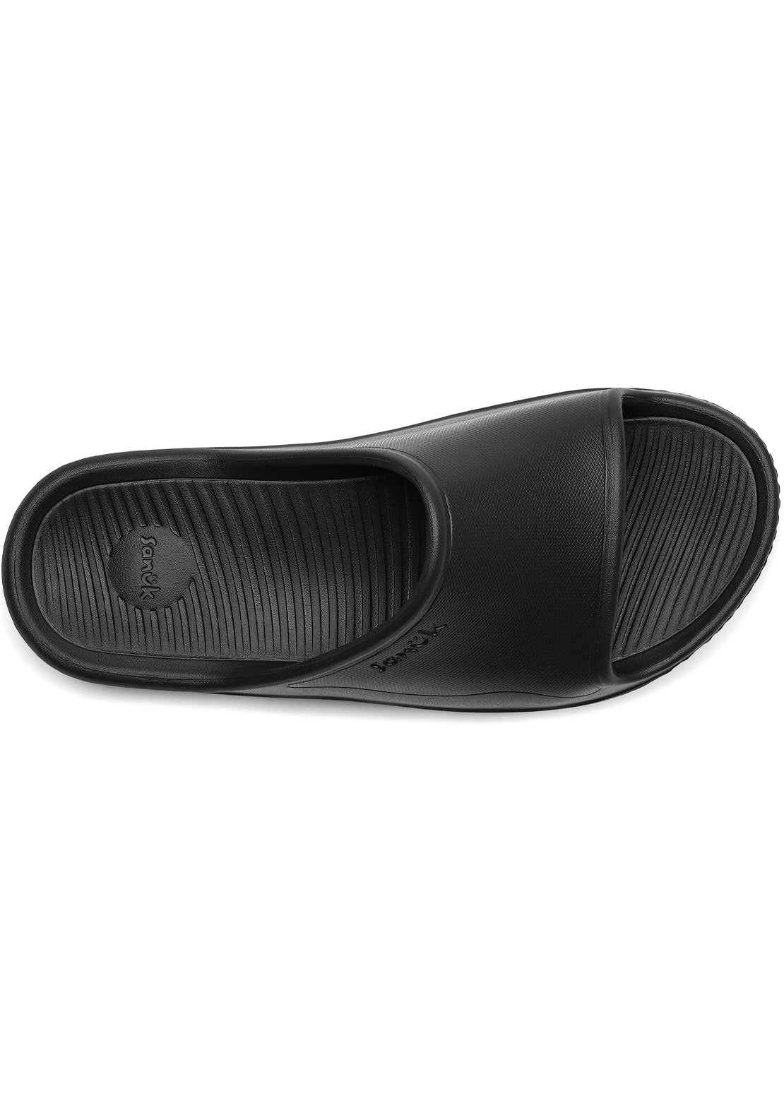 Sanuk Men's Beer Foamie Slide Sandals Black