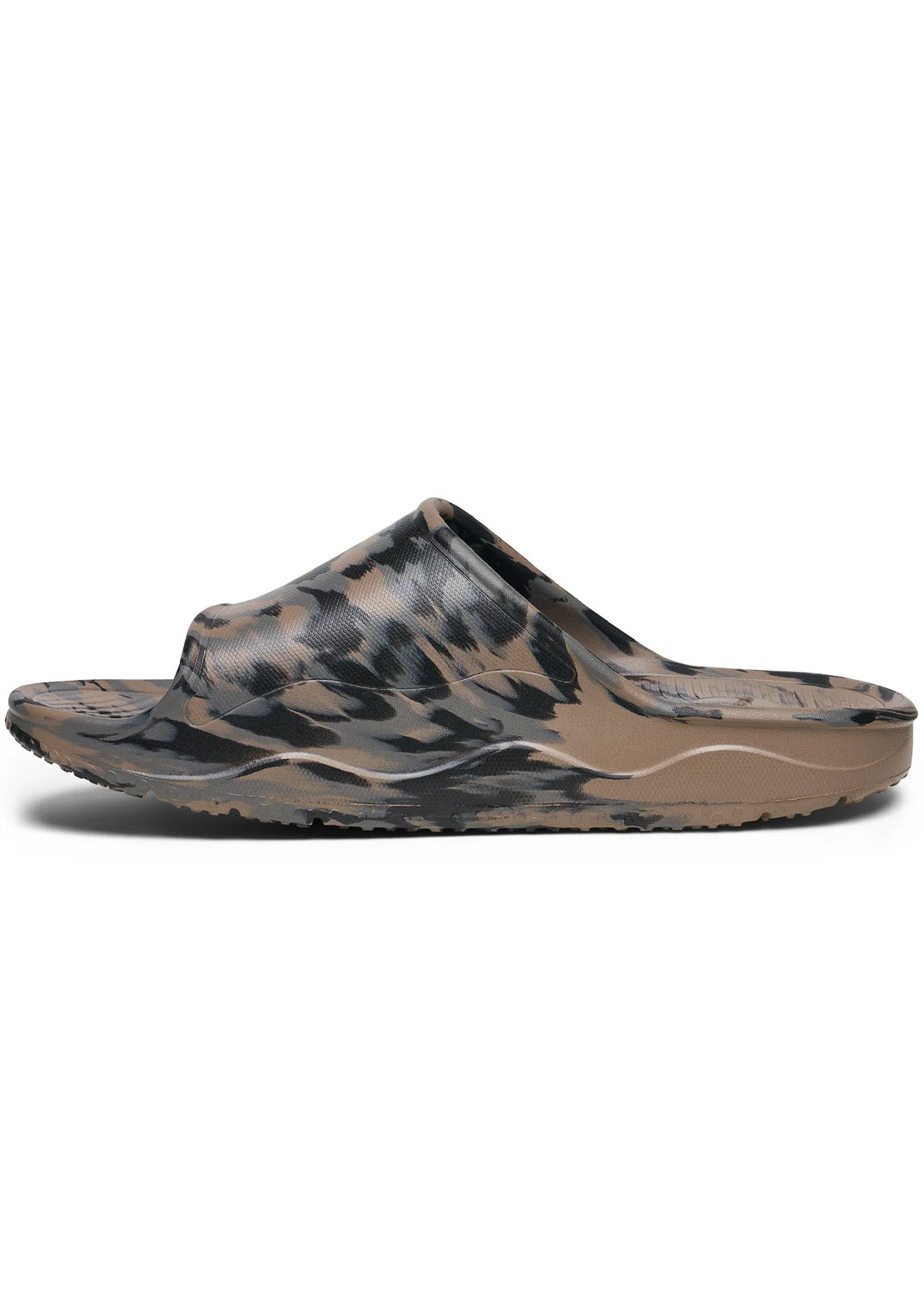 Sanuk Men's Beer Foamie Slide Sandals Safari Multi