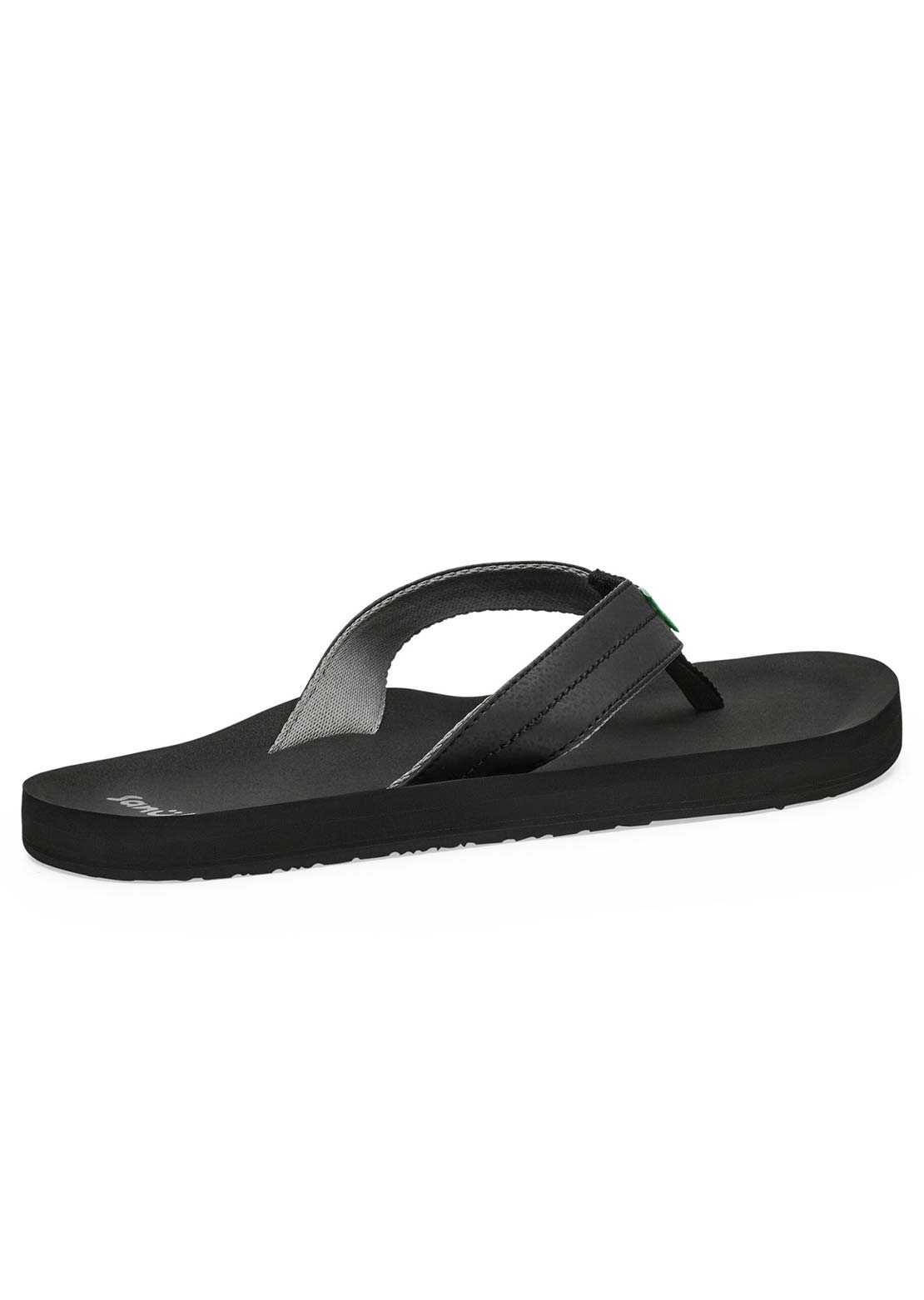 Sanuk Men's Burm Sandals Black/Charcoal