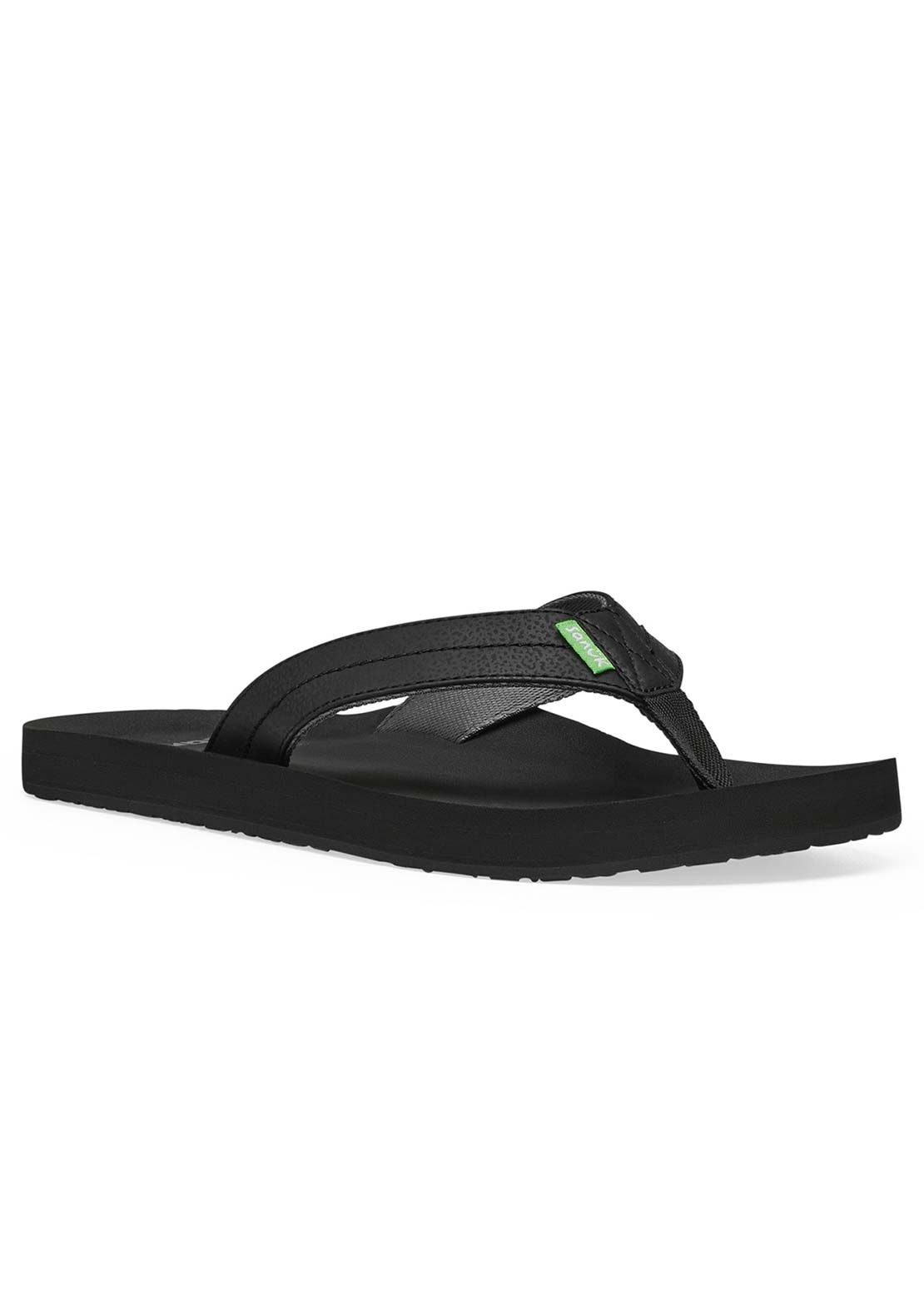 Sanuk Men's Burm Sandals Black/Charcoal