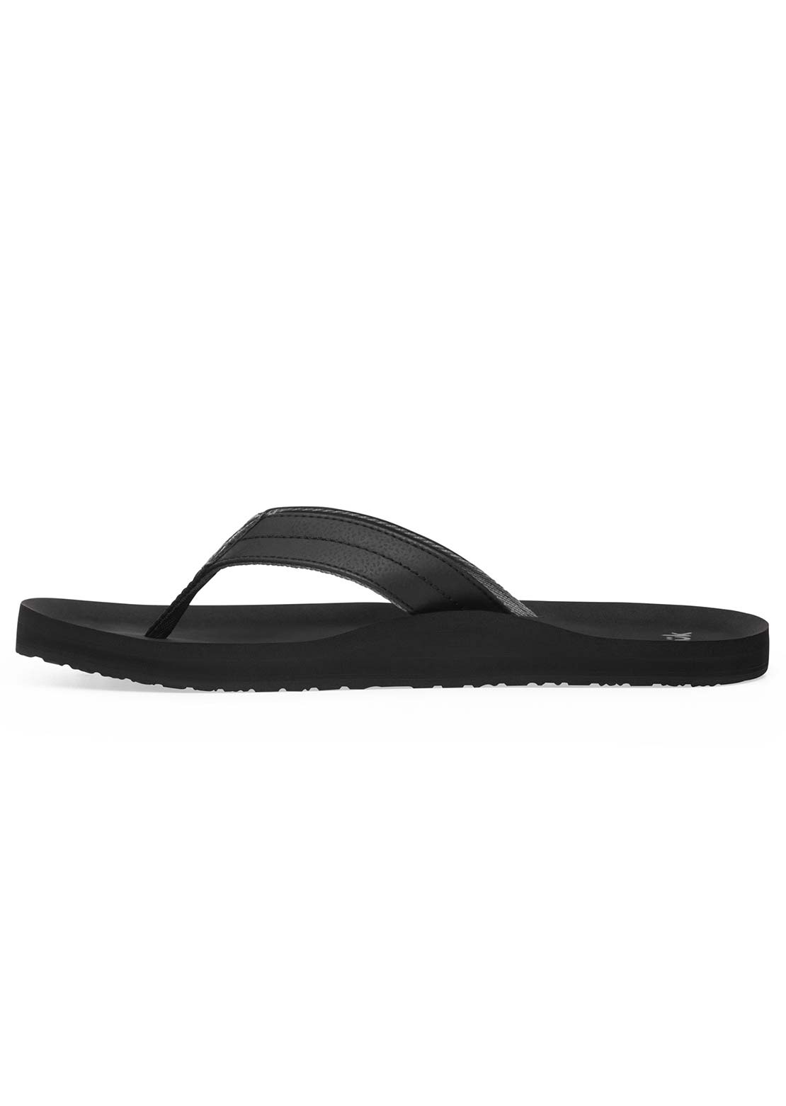 Sanuk Men's Burm Sandals Black/Charcoal