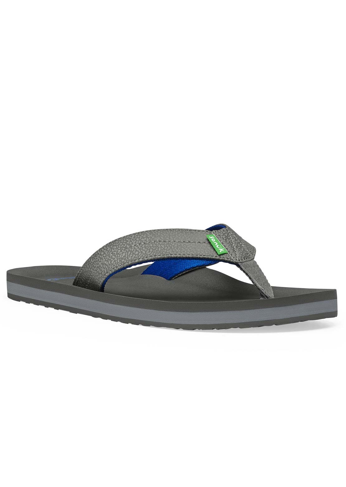 Sanuk Men's Burm Sandals Grey/Light Grey