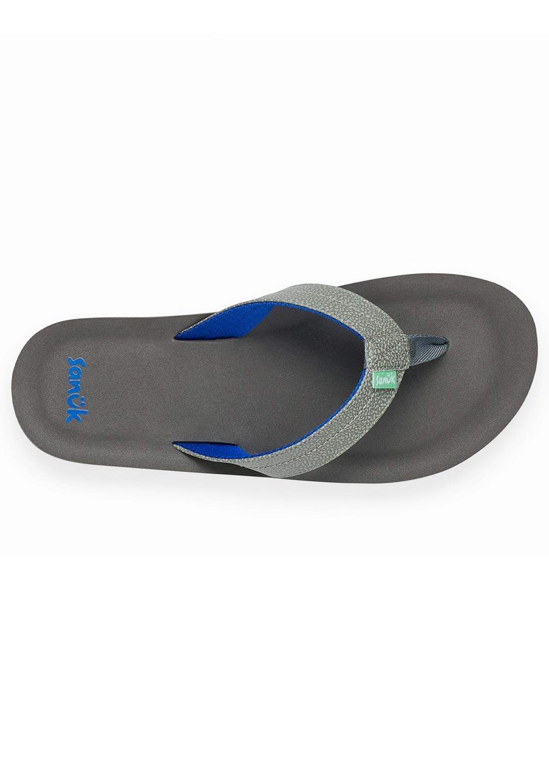 Sanuk Men's Burm Sandals Grey/Light Grey