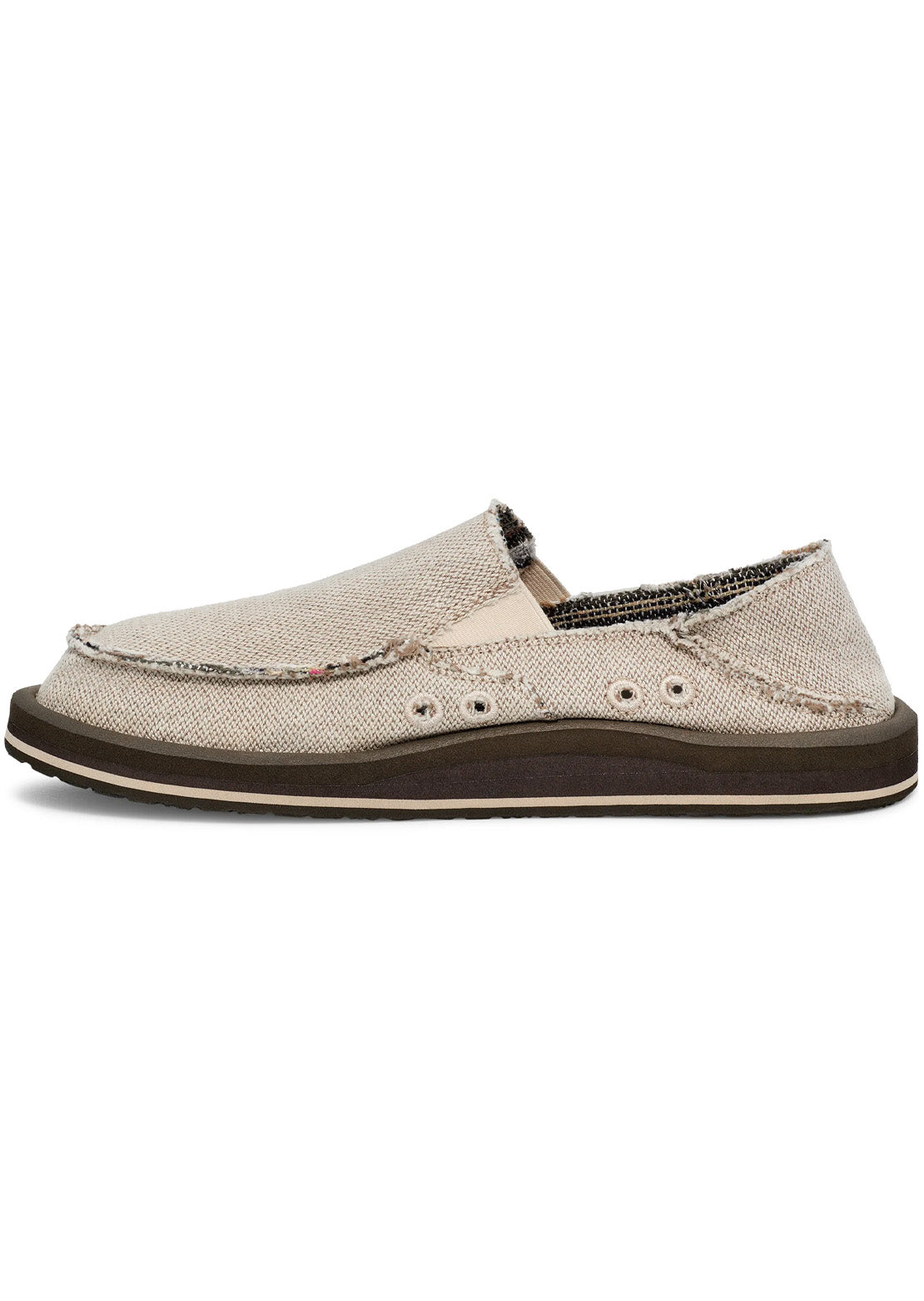 Sanuk Men's Donny Hemp 2 Tone Shoes Natural