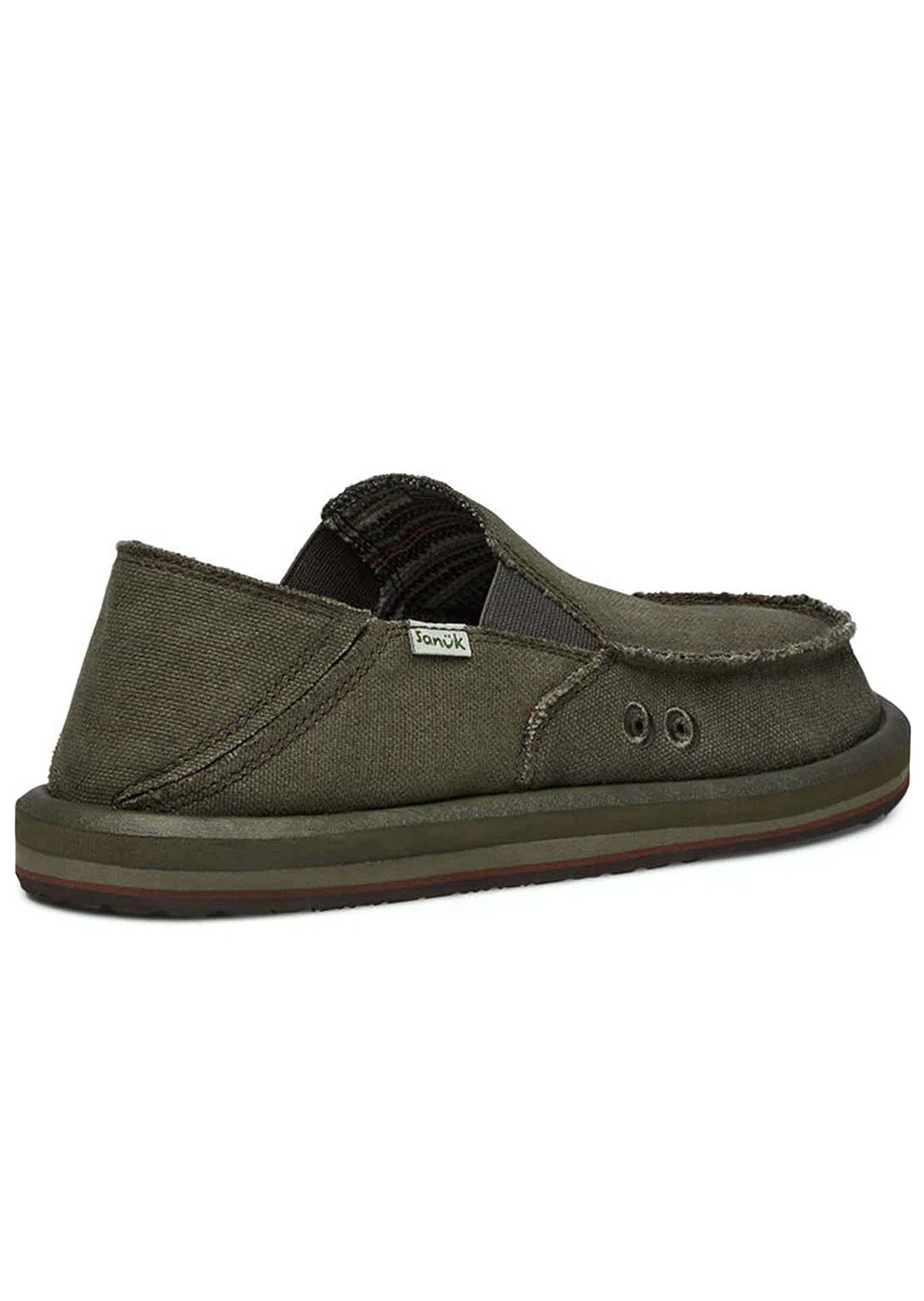 Sanuk Men's Donny Hemp Shoes Army