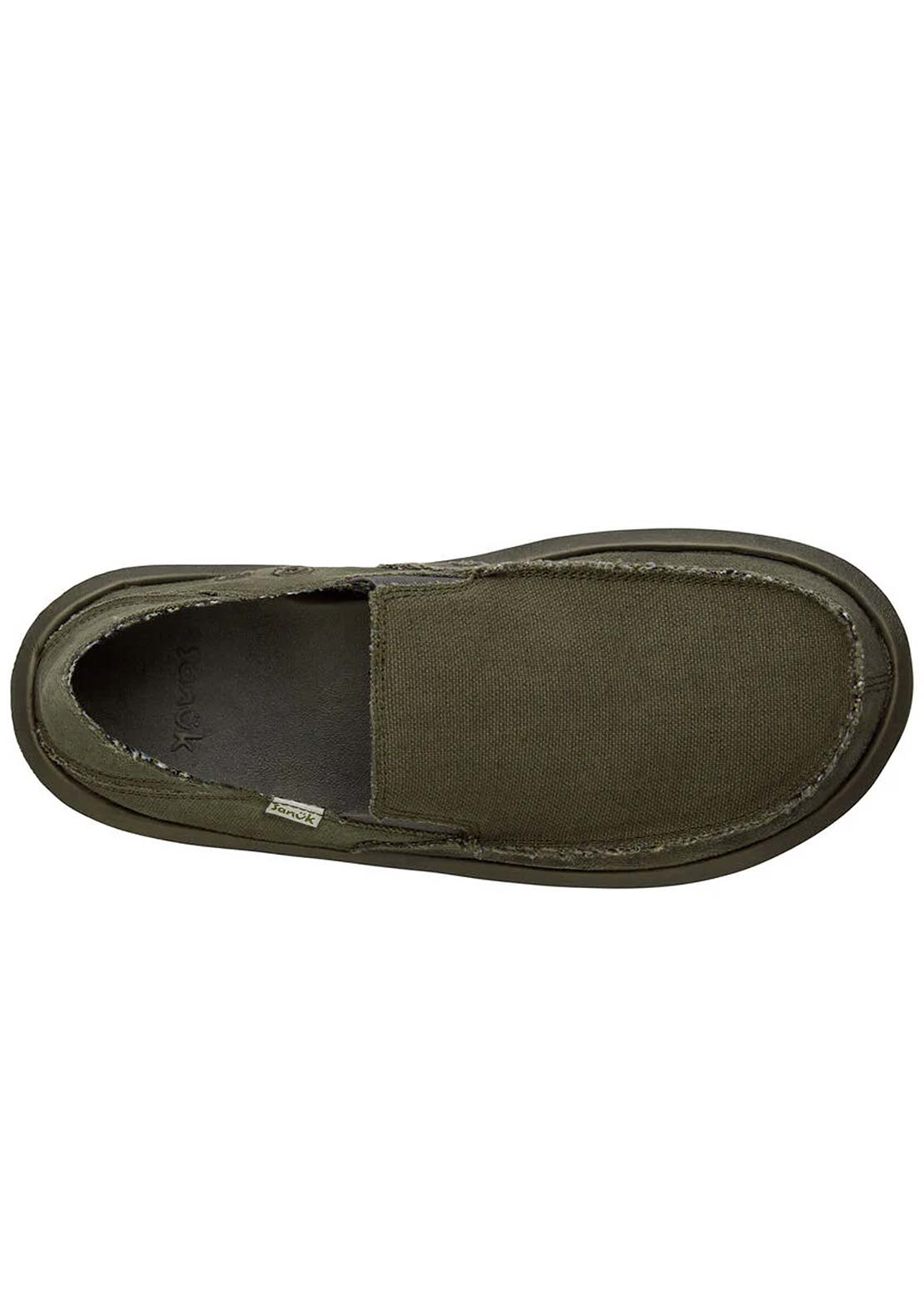 Sanuk Men's Donny Hemp Shoes Army