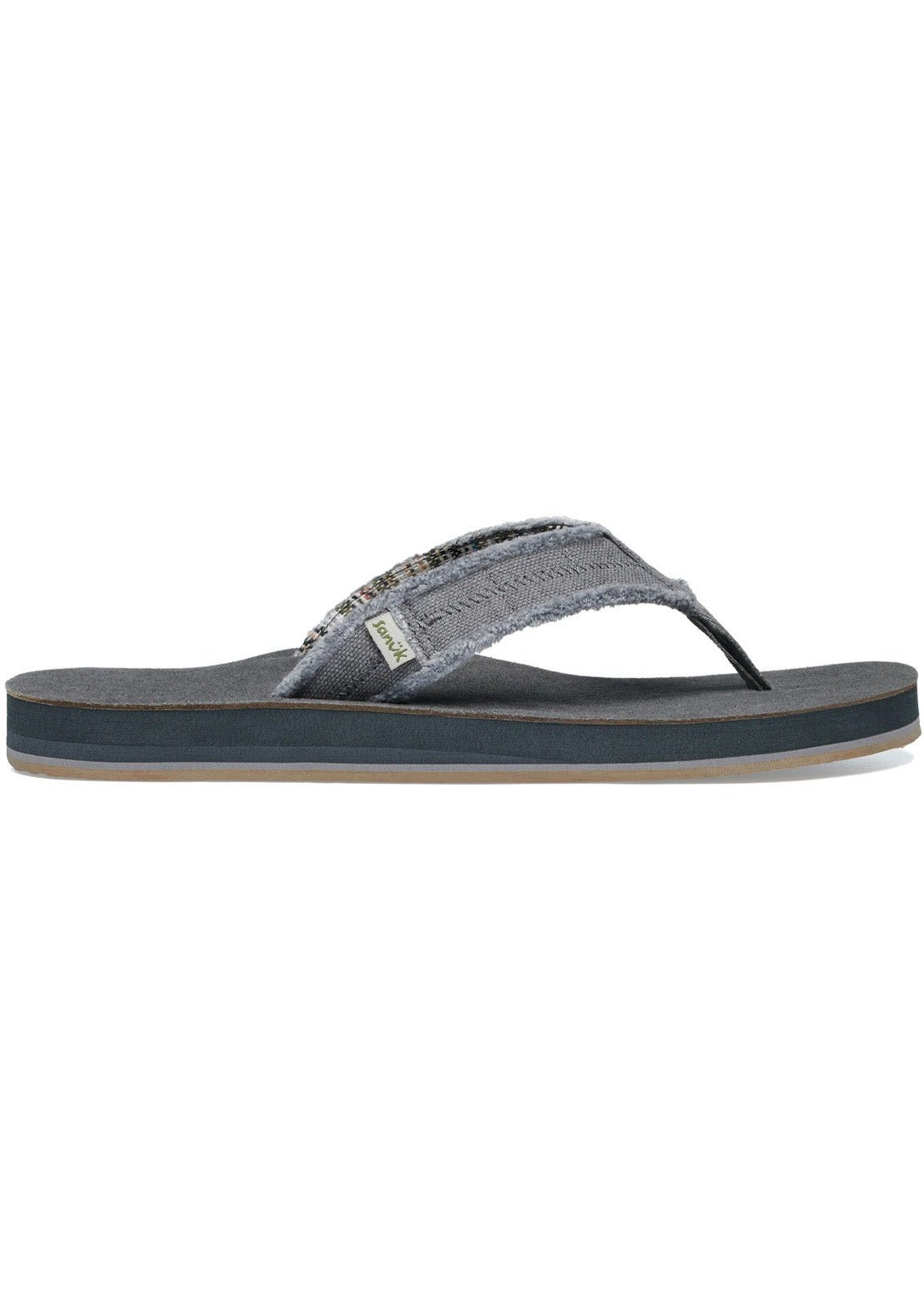 Sanuk Men's Fraid Not Sandals Charcoal