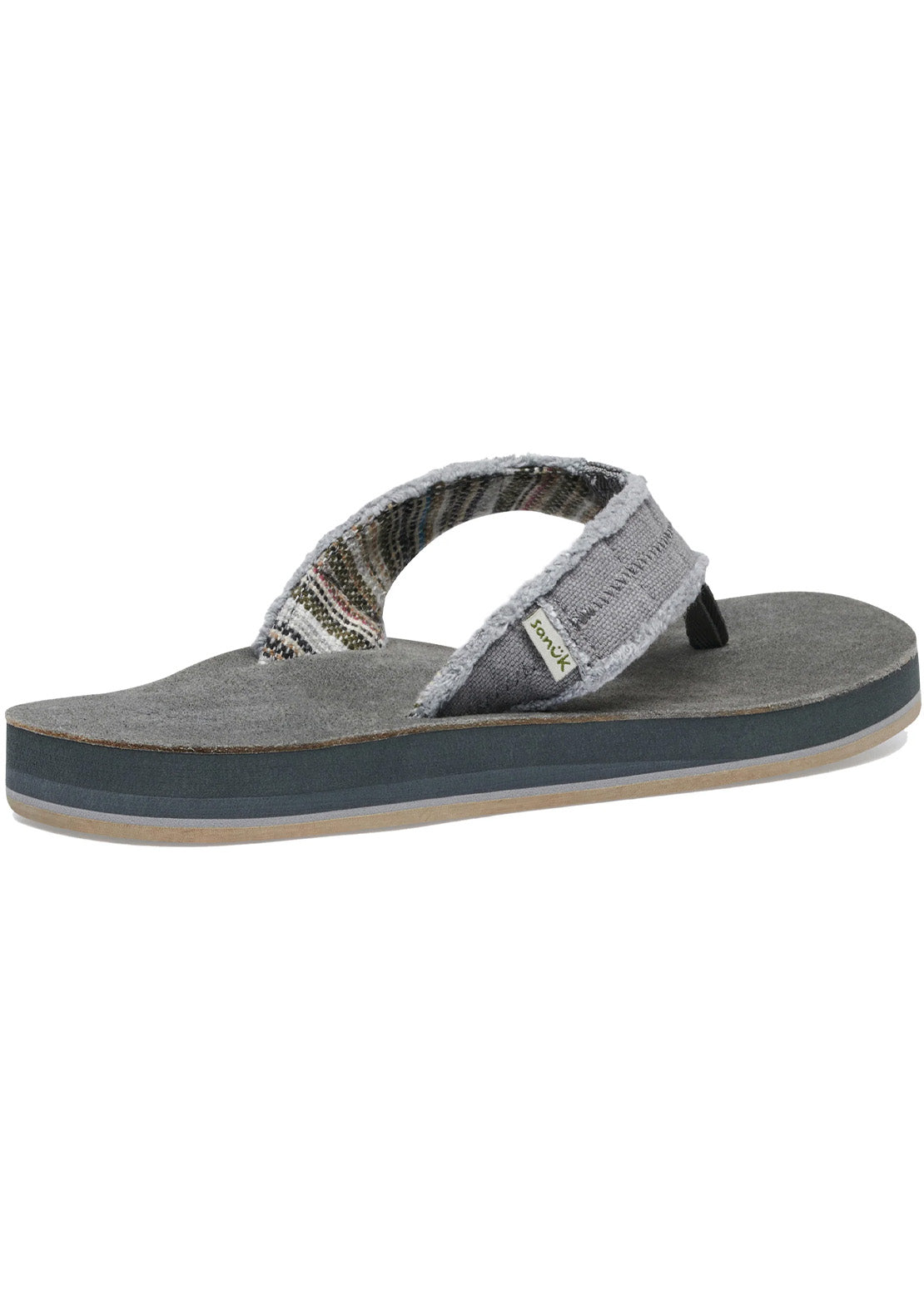 Sanuk Men's Fraid Not Sandals Charcoal