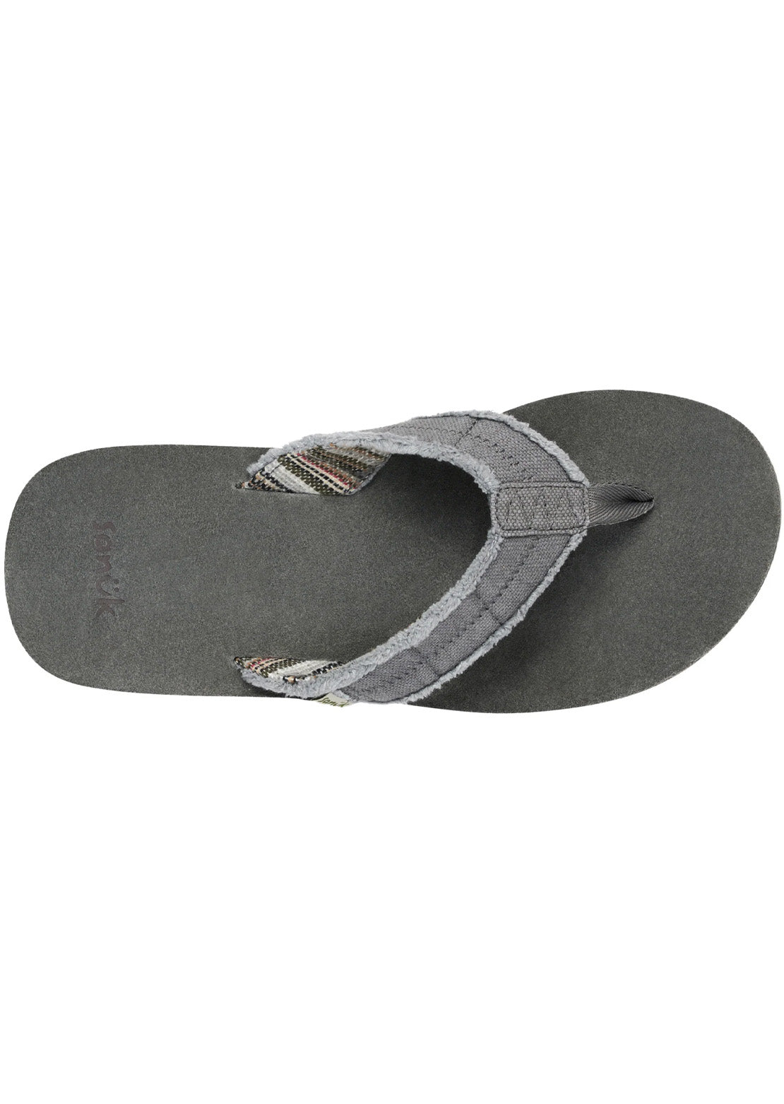 Sanuk Men's Fraid Not Sandals Charcoal