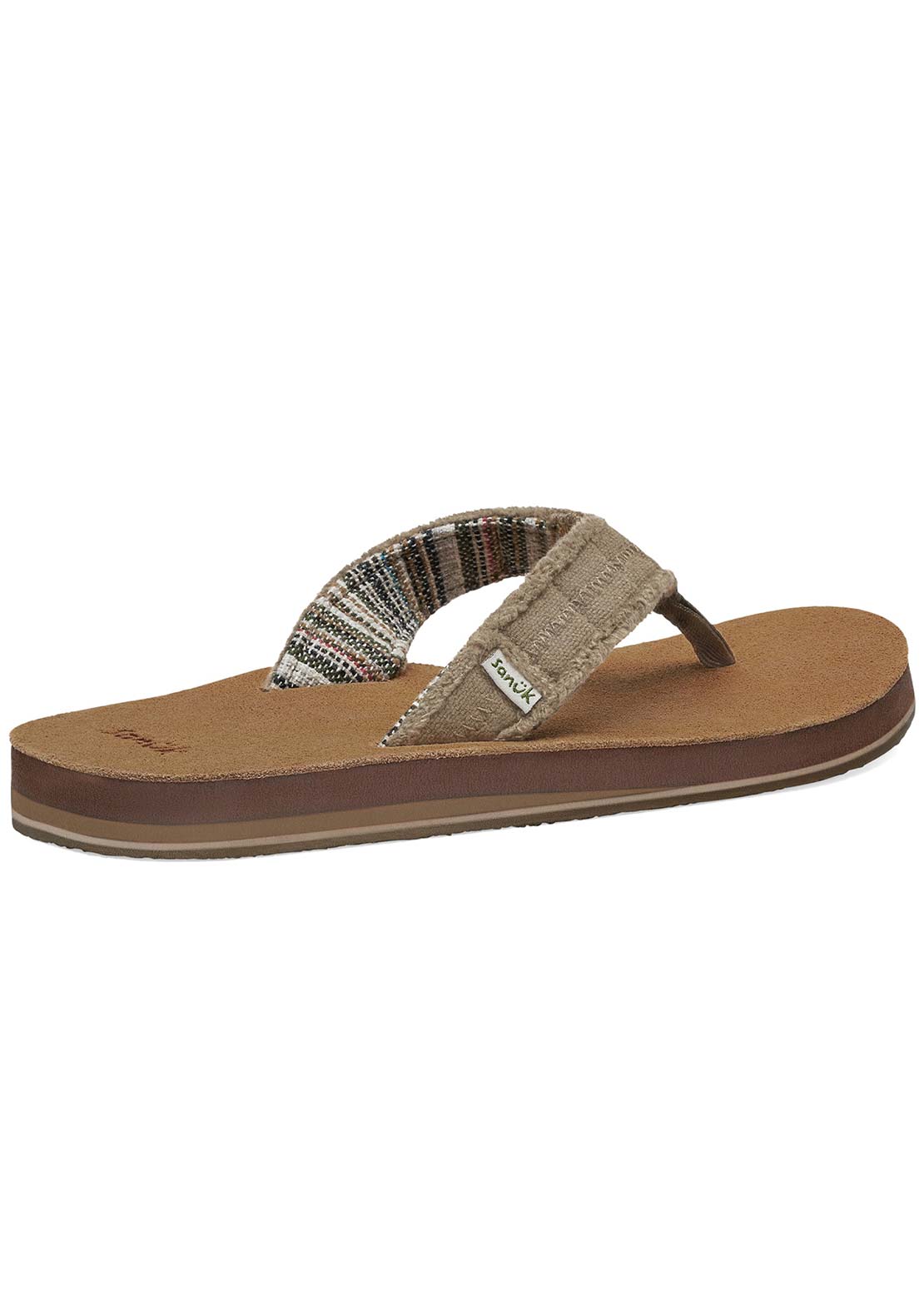 Sanuk Men's Fraid Not Sandals Natural