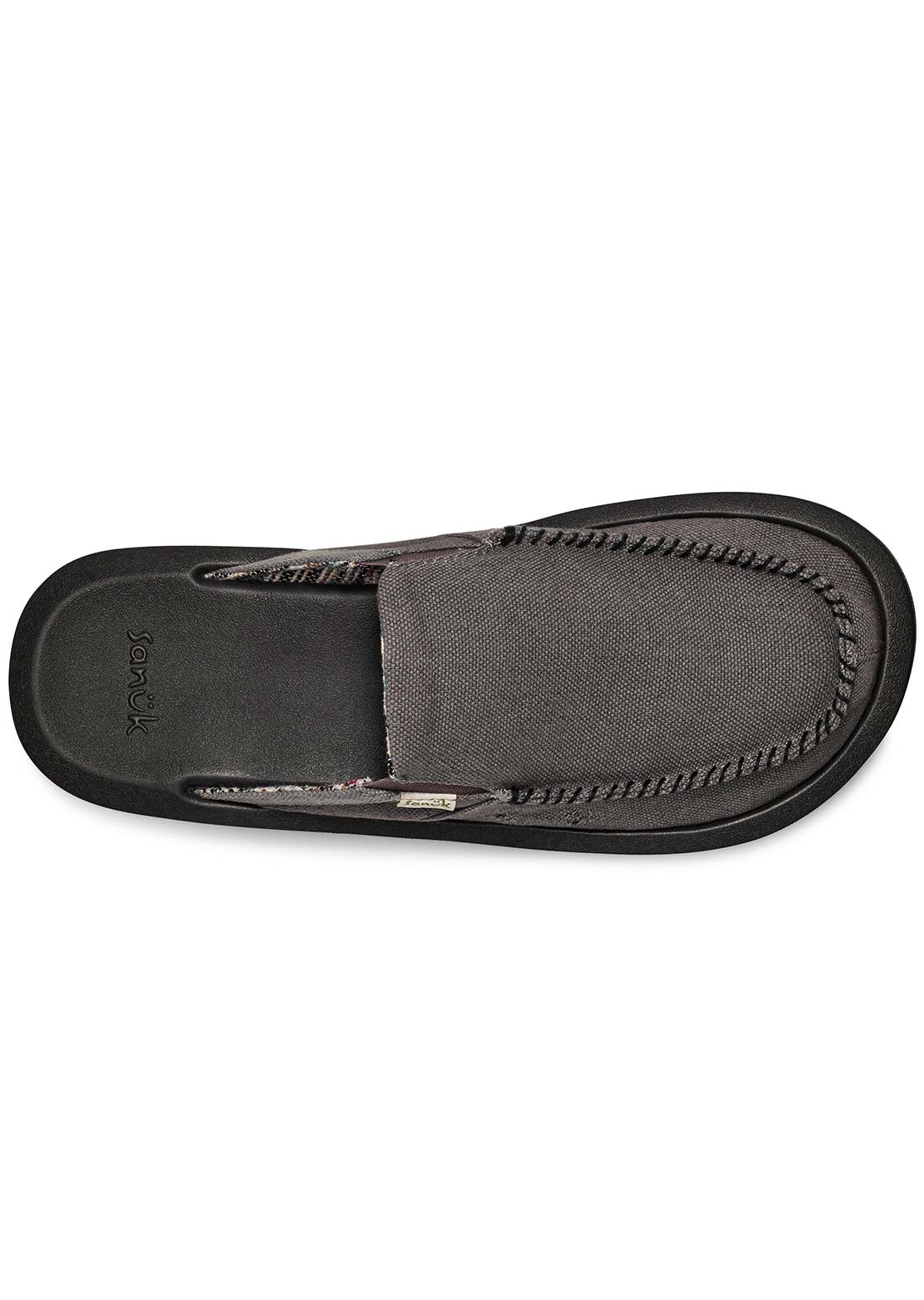 Sanuk Men's You Got My Back Hemp Slippers Dark Grey