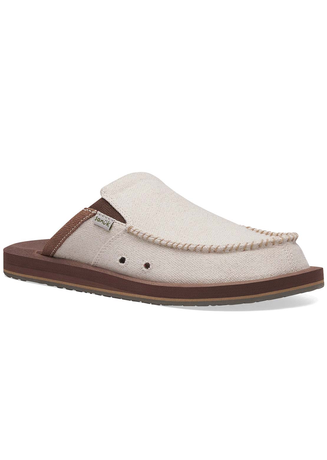 Sanuk Men's You Got My Back Hemp Slippers Natural