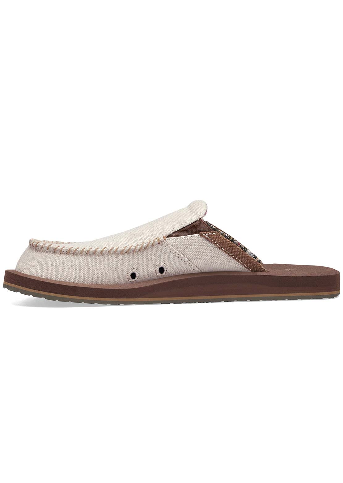 Sanuk Men's You Got My Back Hemp Slippers Natural