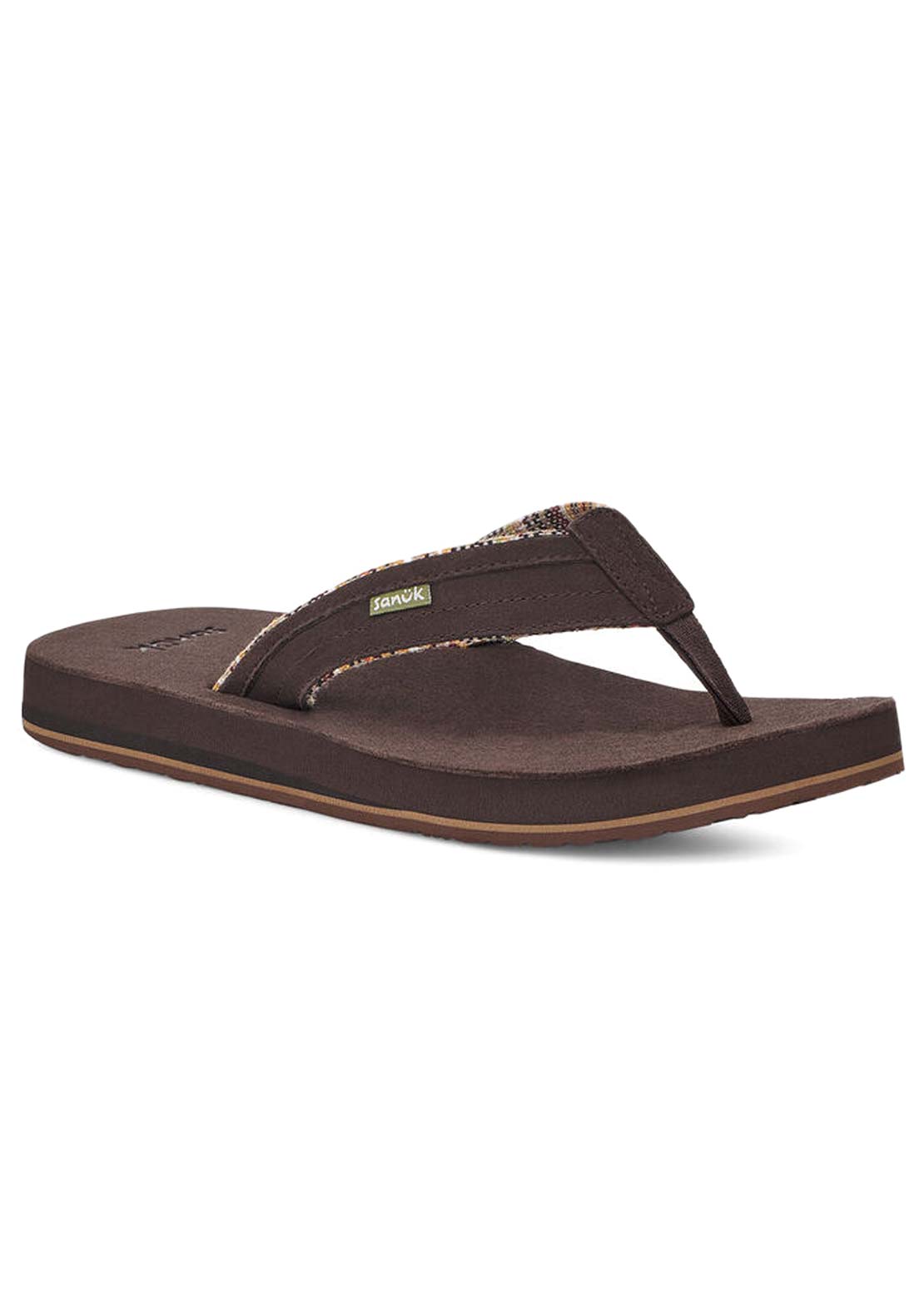 Sanuk Men's Ziggy Suede Sandals Brown