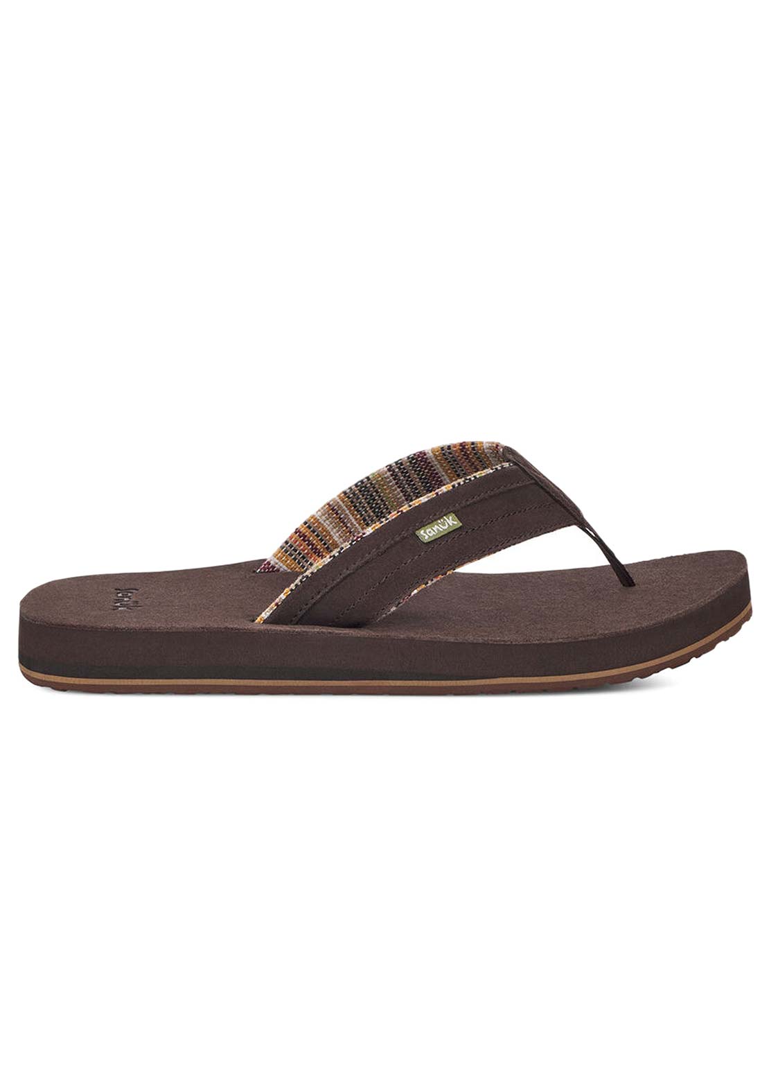 Sanuk Men's Ziggy Suede Sandals Brown