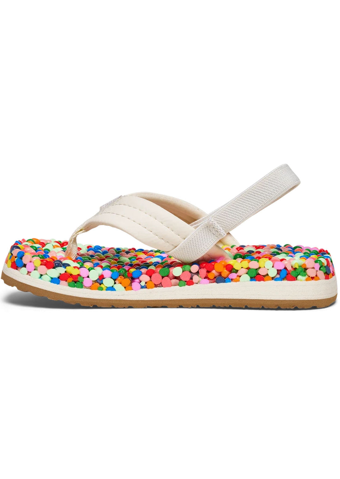 Sanuk Toddler Bubblecush Sandals Rainbow Confetti
