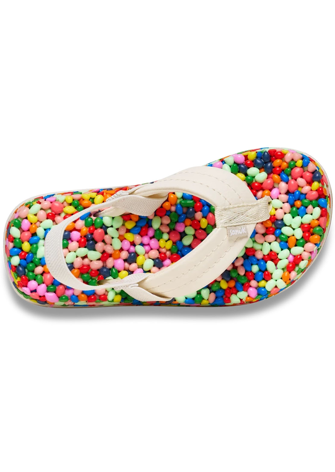 Sanuk Toddler Bubblecush Sandals Rainbow Confetti