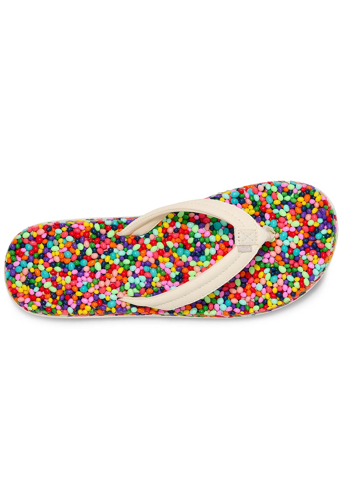 Sanuk Women's Bubblecush Sandals Rainbow Confetti