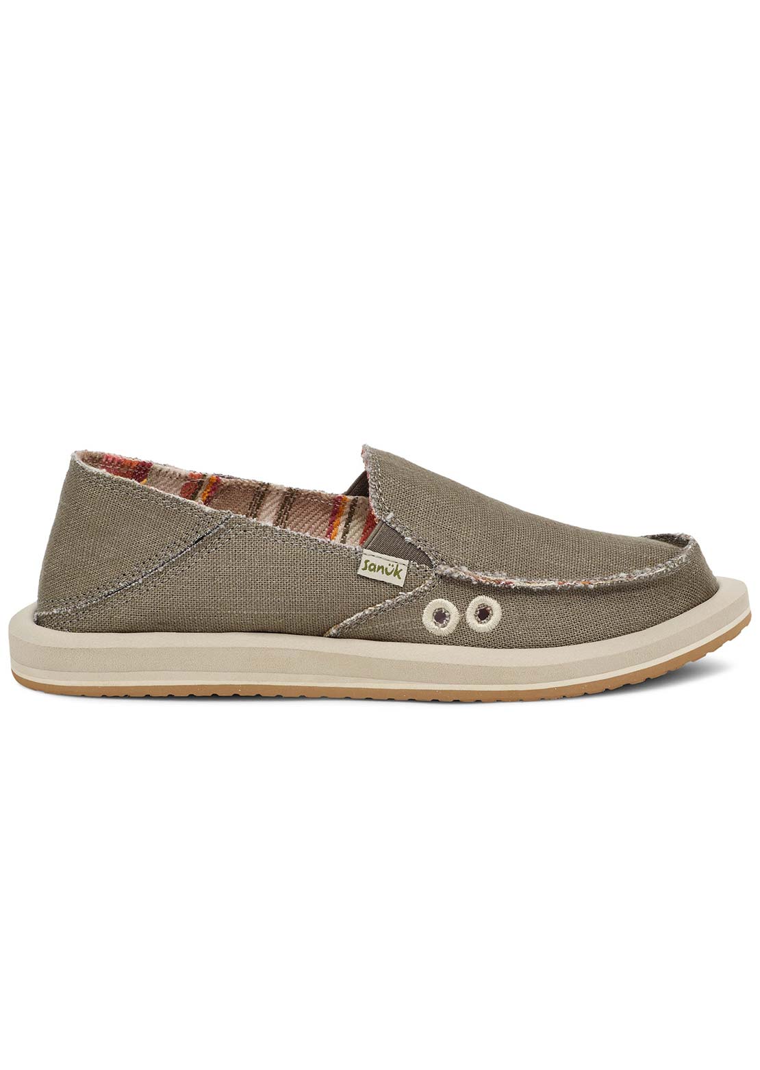 Sanuk Women's Donna Hemp Shoes Smokey Olive
