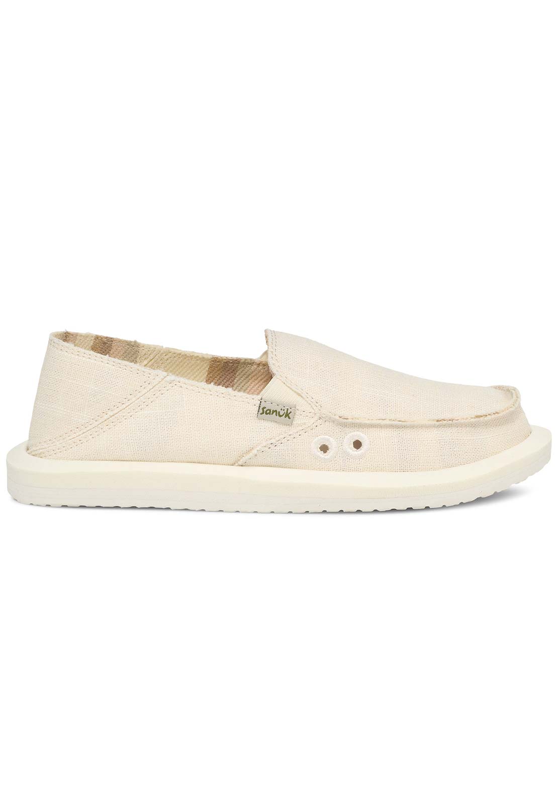 Sanuk Women's Donna Hemp Shoes White