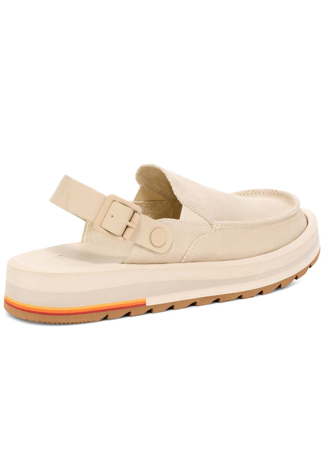 Sanuk Women's Donna Mesa Mule Shoes Brown Rice