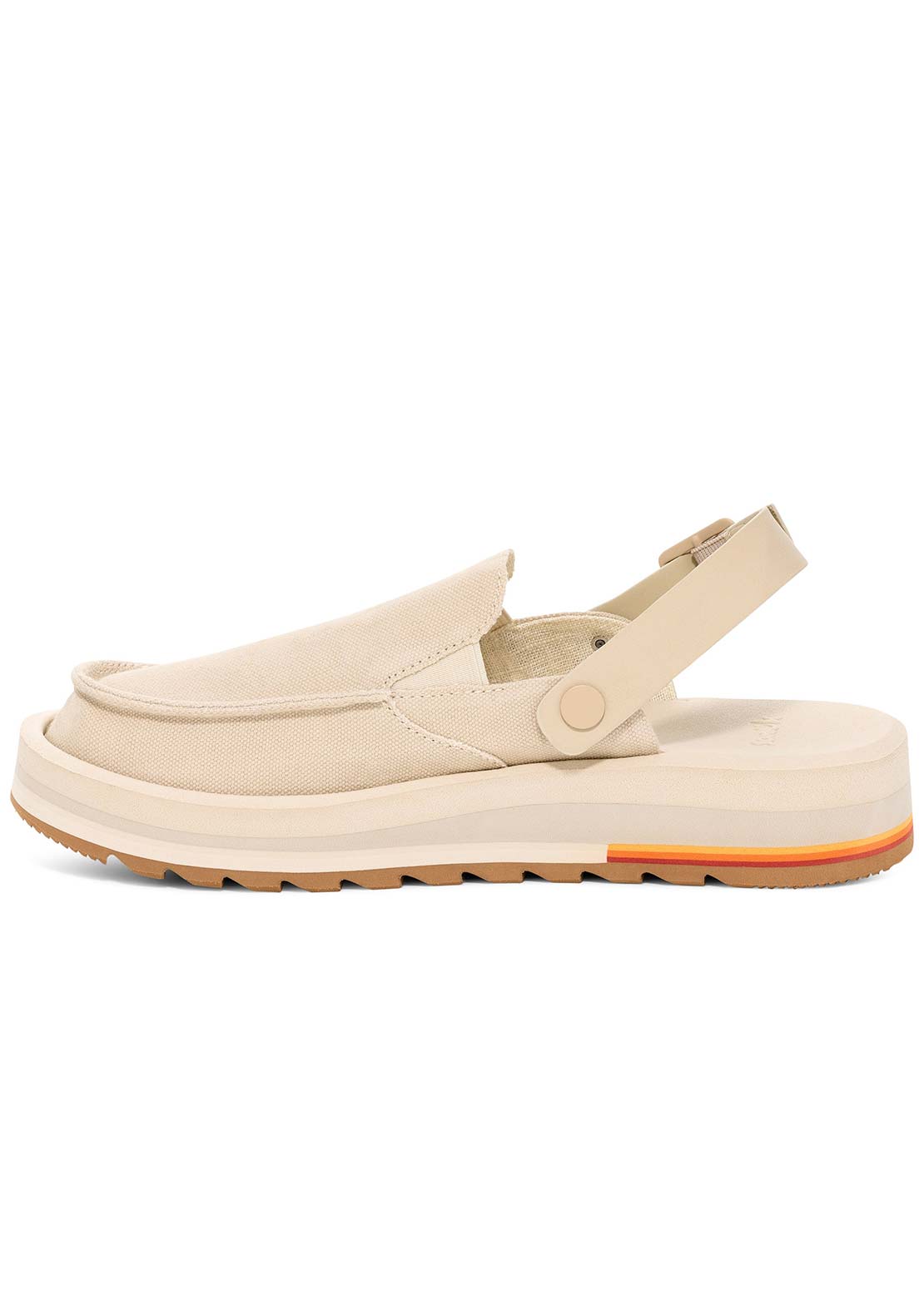 Sanuk Women's Donna Mesa Mule Shoes Brown Rice