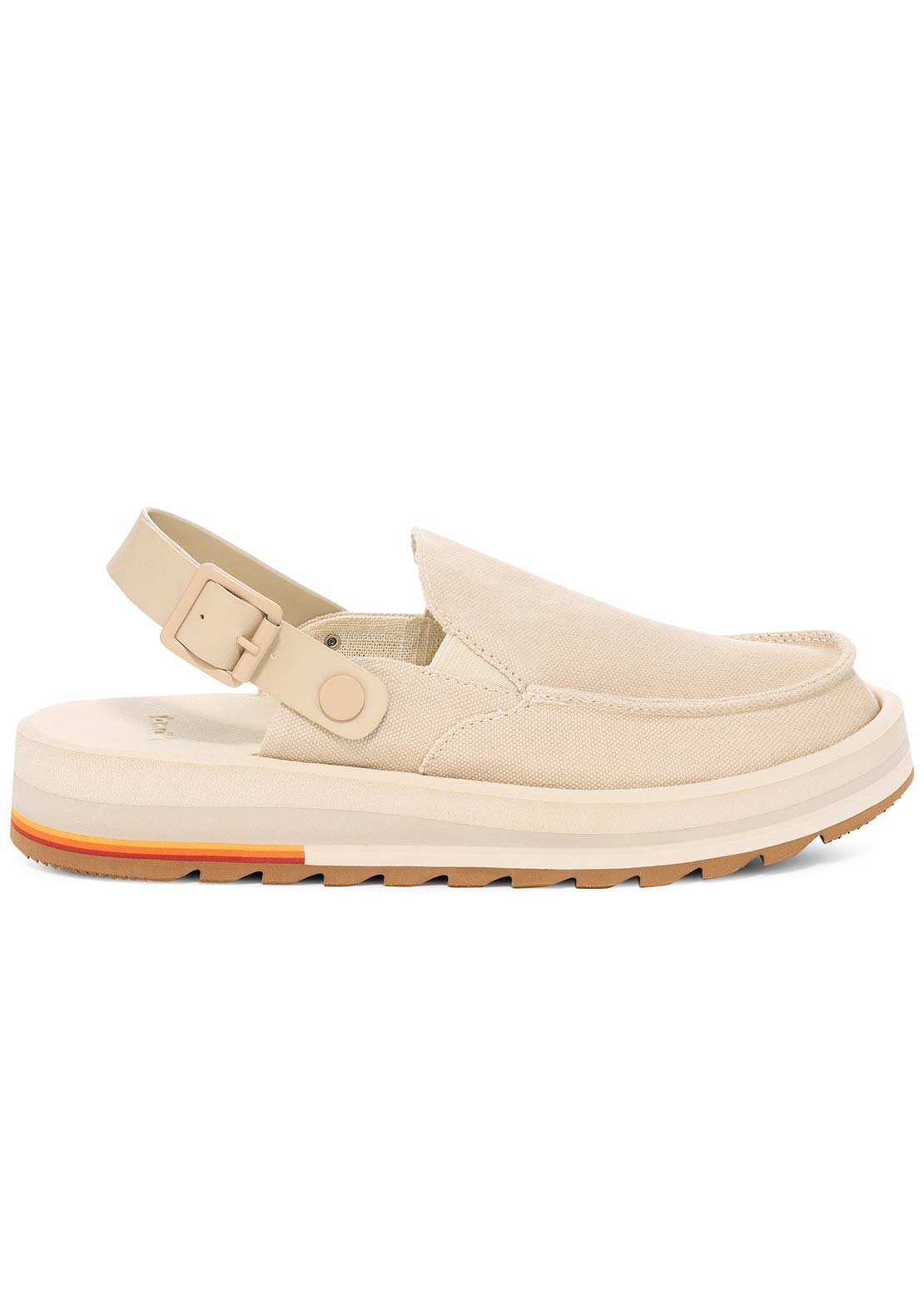 Sanuk Women's Donna Mesa Mule Shoes Brown Rice