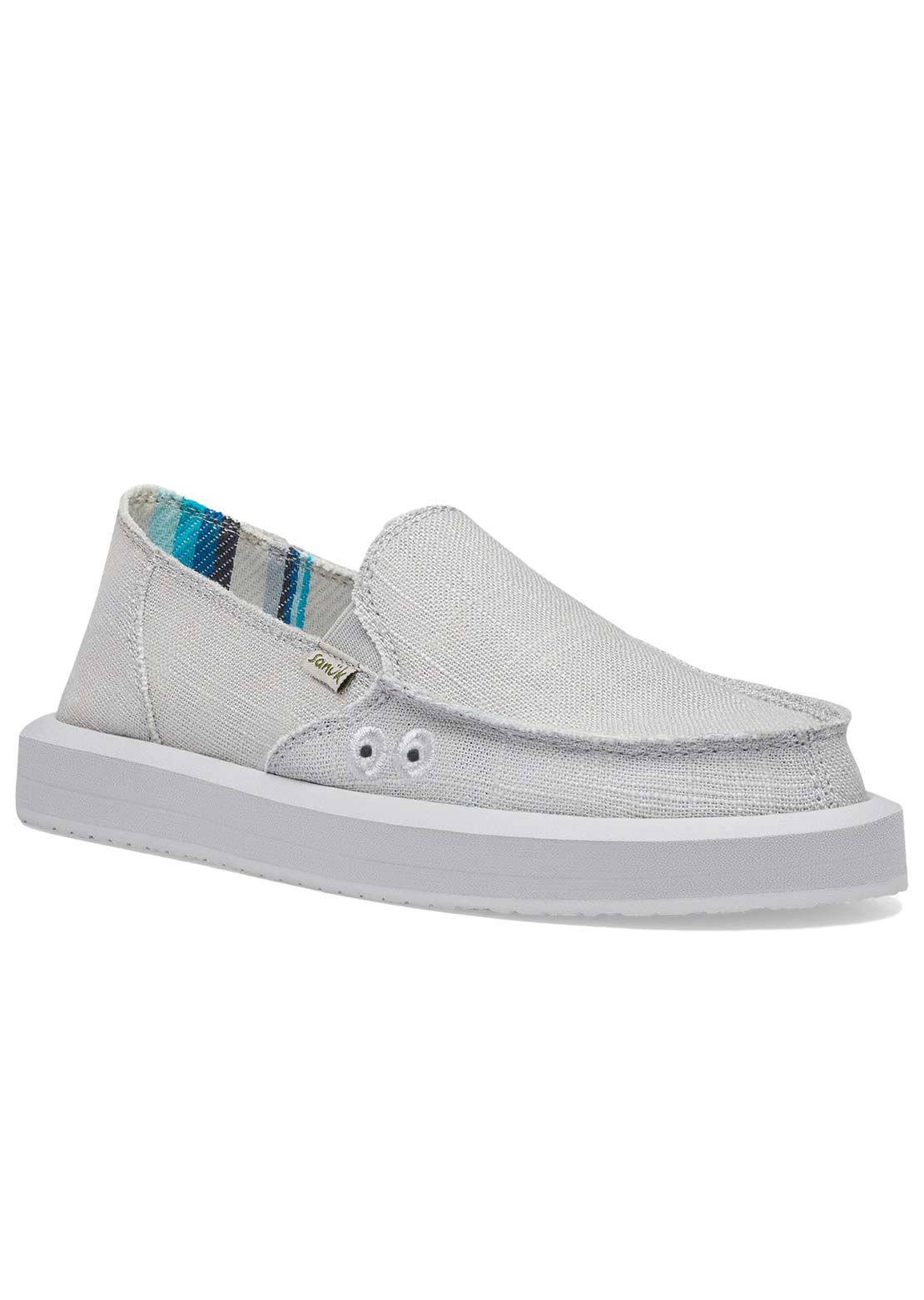 Sanuk Women's Donna ST Hemp Shoes Grey