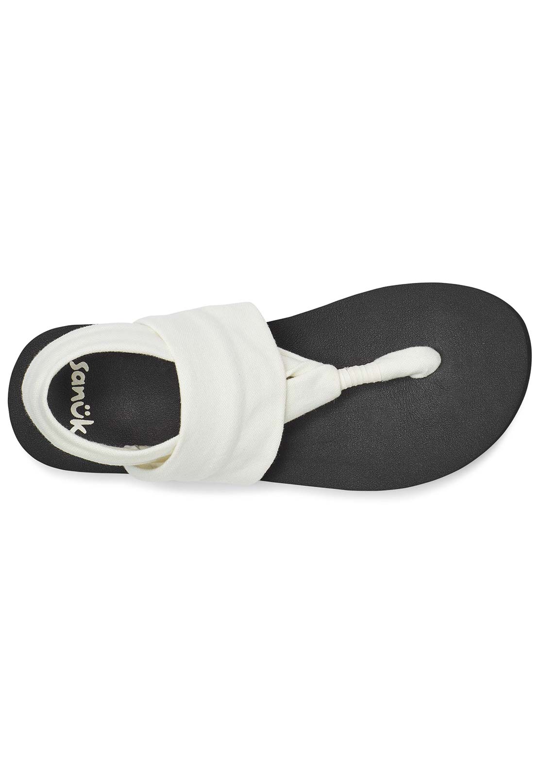 Sanuk Women's Sling Sandals White/Black
